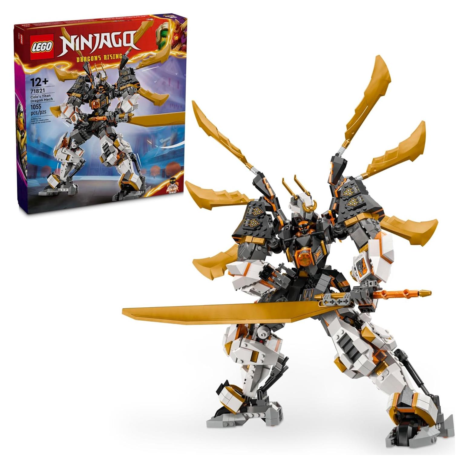 LEGO NINJAGO Mech Dragón Titán Cole 71821 - Juguete Ninja 1,055 Piezas