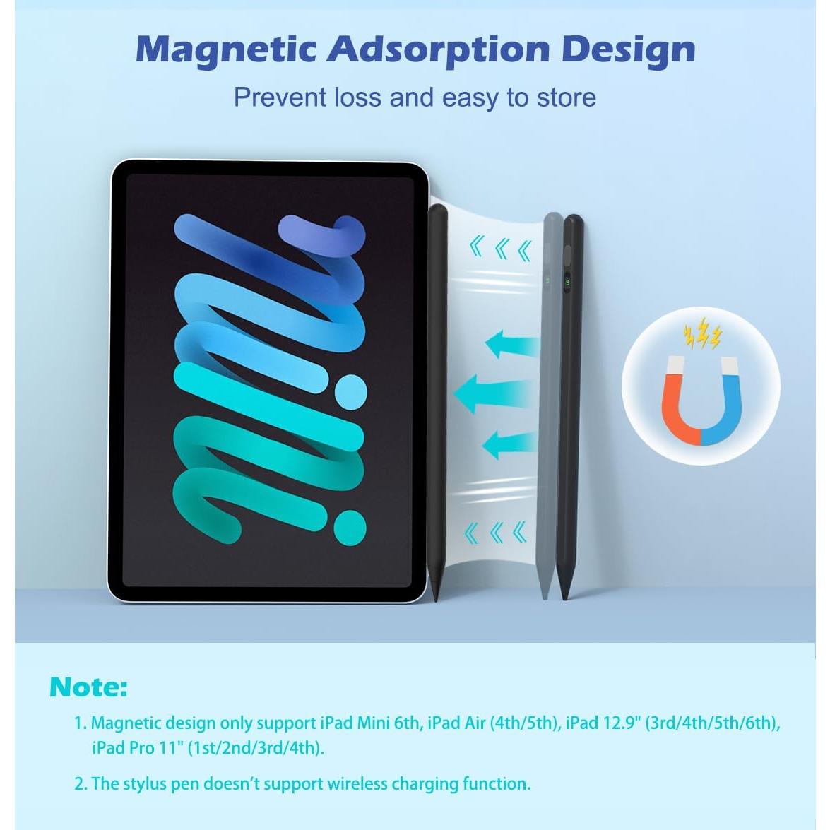 Lápiz Stylus MoKo para Pantallas Táctiles, Negro