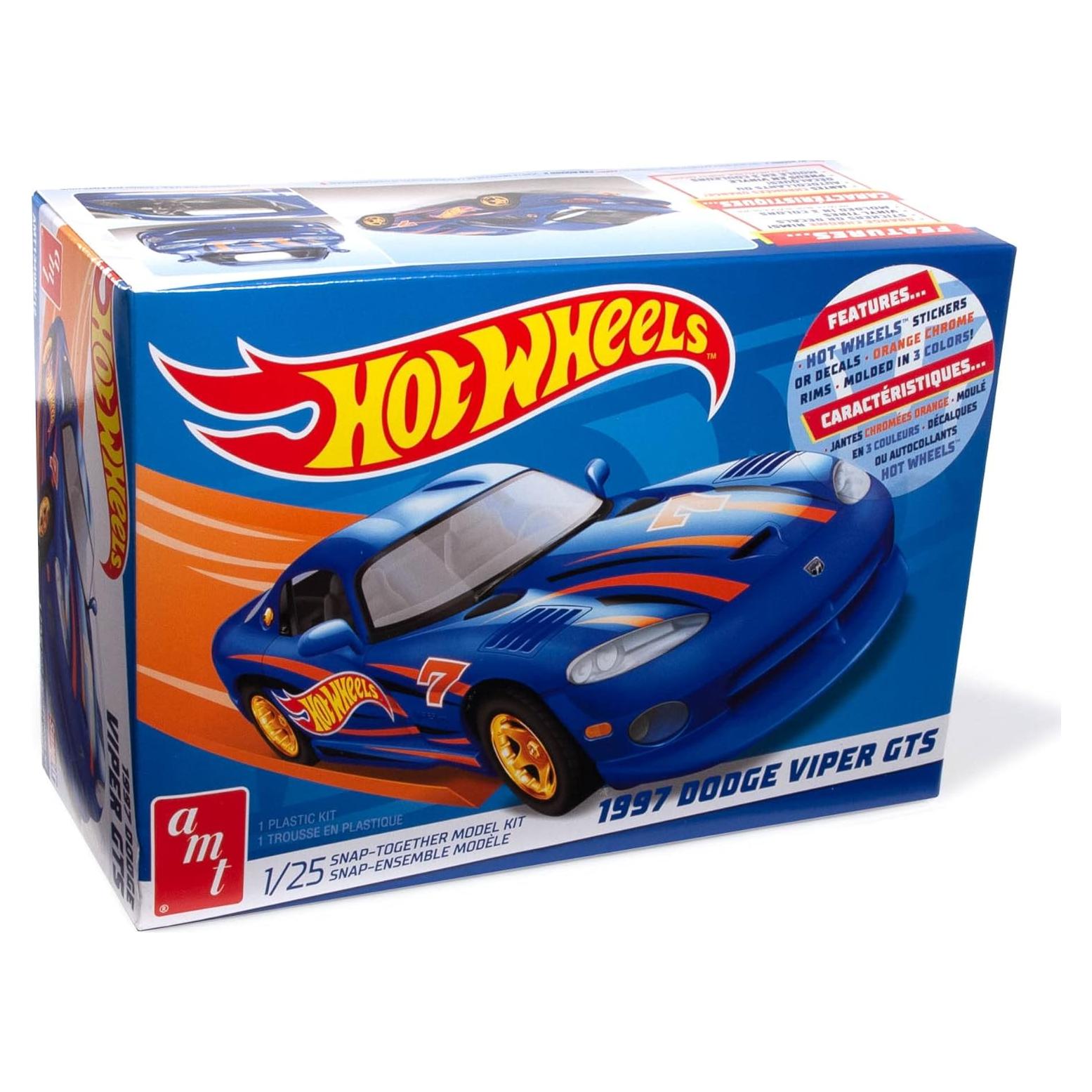 Kit de Modelo AMT Hot Wheels 1997 Dodge Viper GTS 1/25