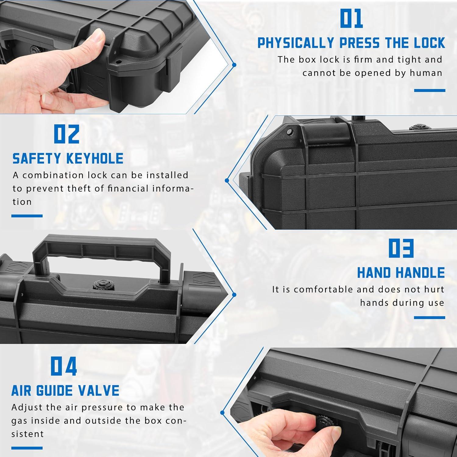 TORIBIO Caja Almacenamiento Miniaturas 48 Ranuras Duro