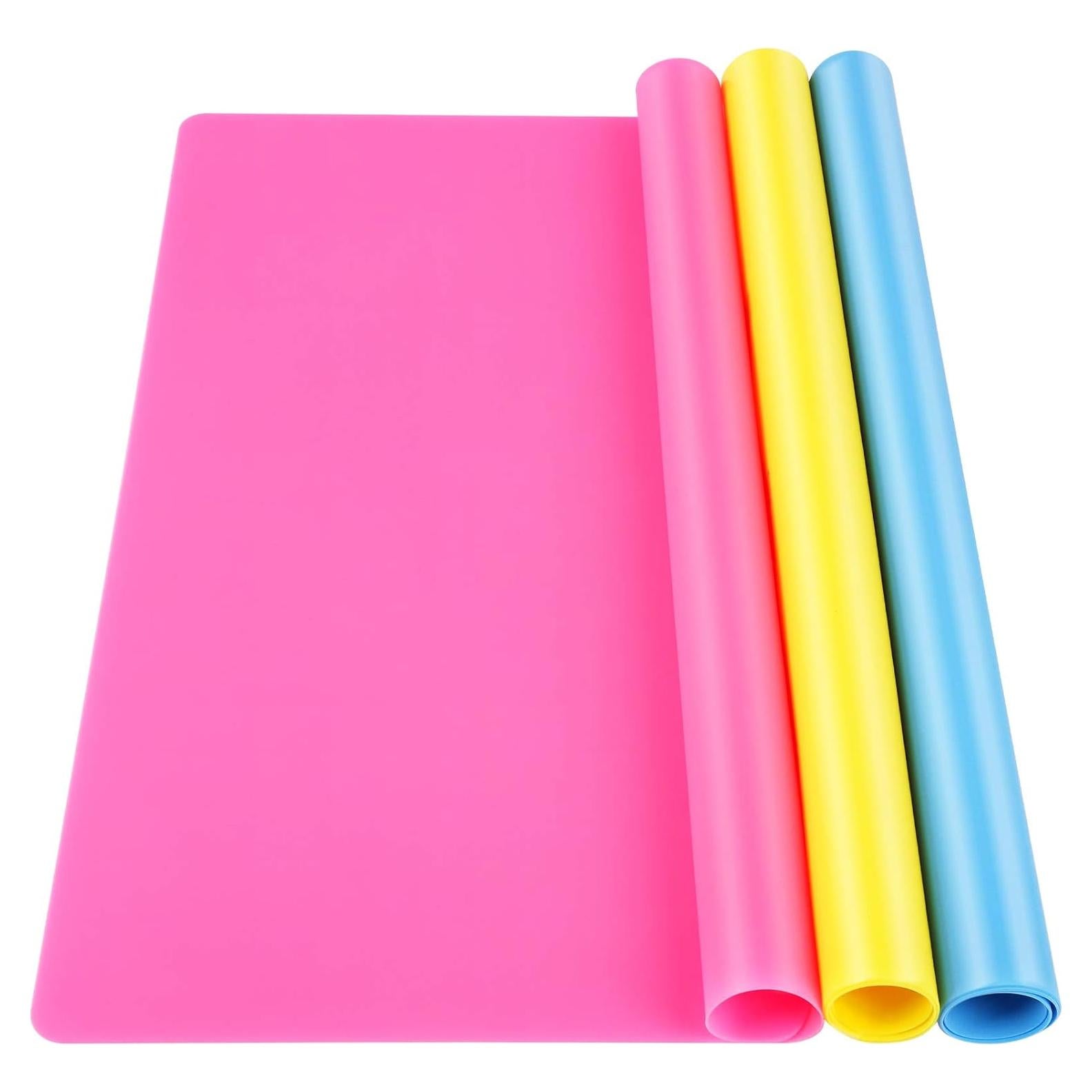 Alfombrillas de Silicona LEOBRO 3 PCS A3 39.9x29.7cm Colores Vivos