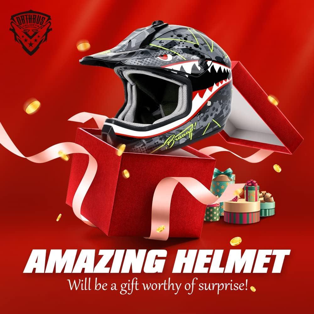 Casco DOT Orthrus X-Grande Verde Biohazard Motocross