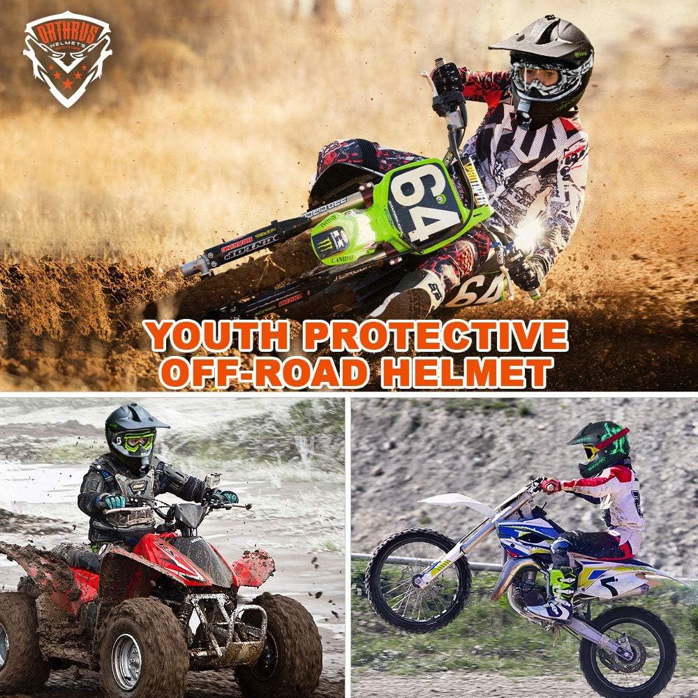 Casco DOT Orthrus X-Grande Verde Biohazard Motocross