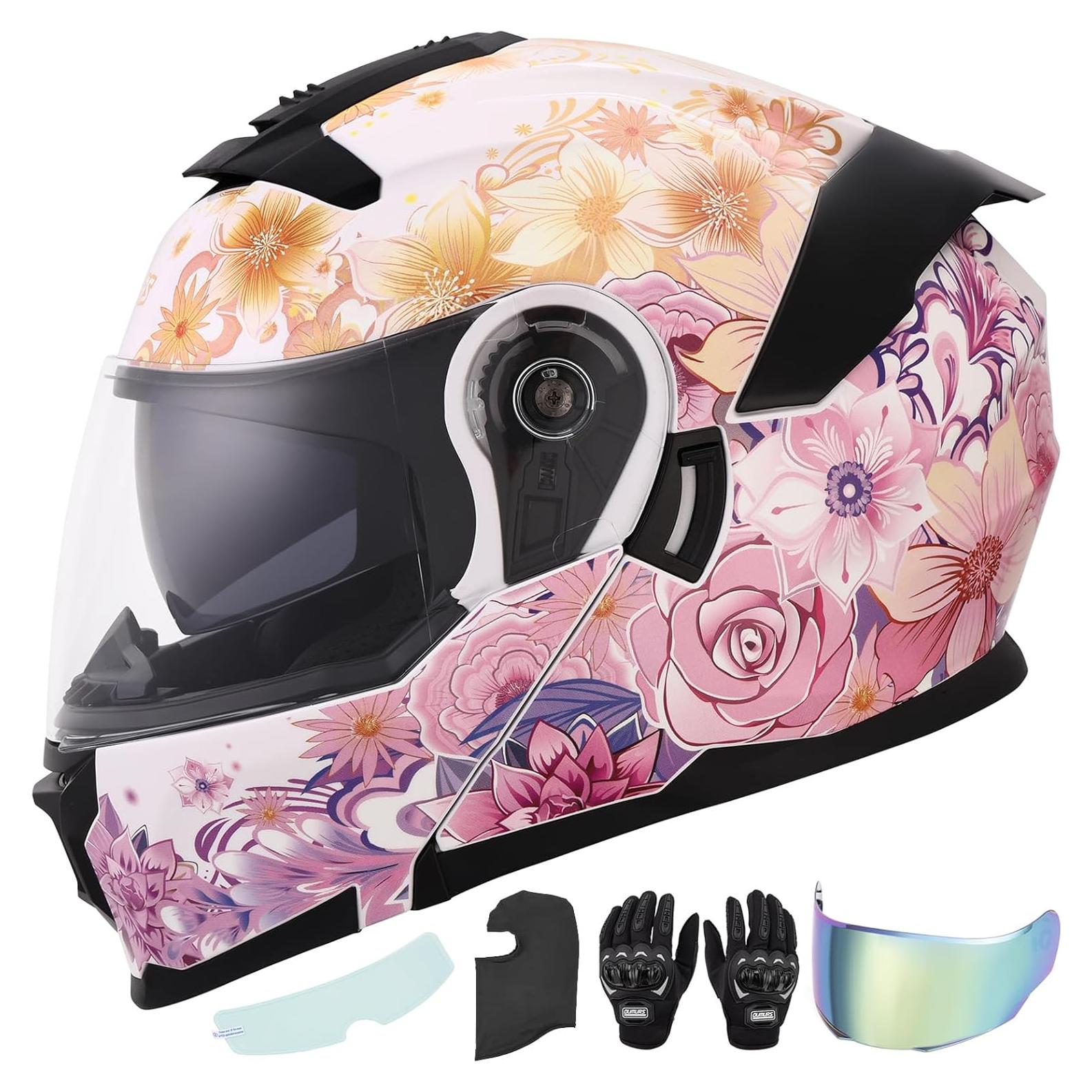 Modular Motorcycle Helmets Full Face Flip up Street Bike Motorcycle Helmet for Unisex Adult Model 912