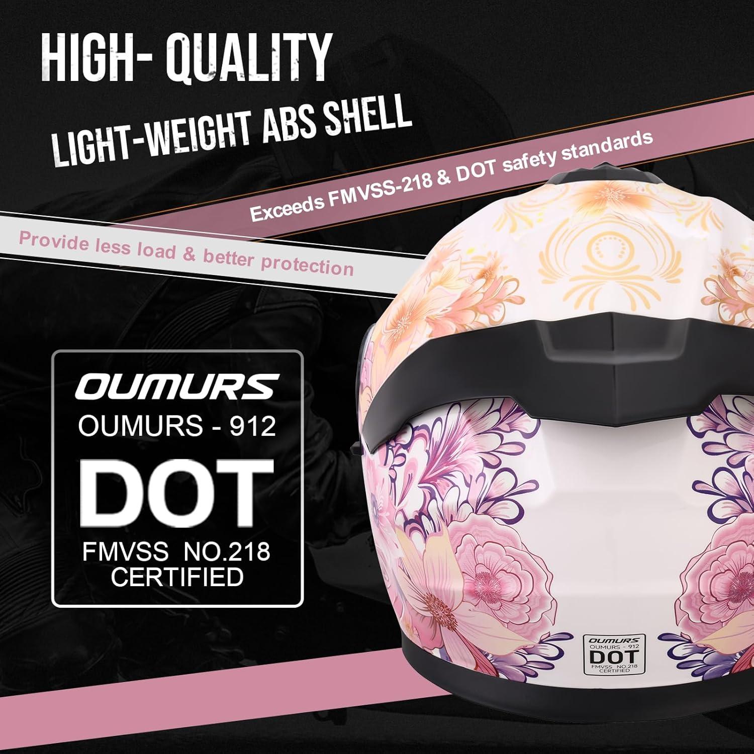 Modular Motorcycle Helmets Full Face Flip up Street Bike Motorcycle Helmet for Unisex Adult Model 912