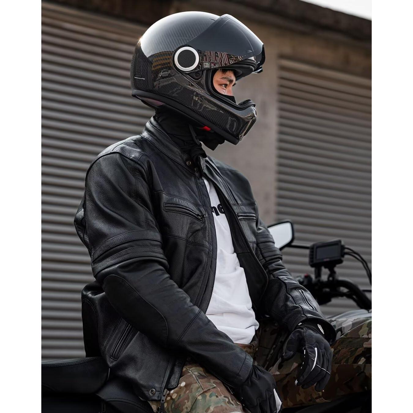 Casco de Moto ILM F611 Fibra de Carbono Ligero Talla L