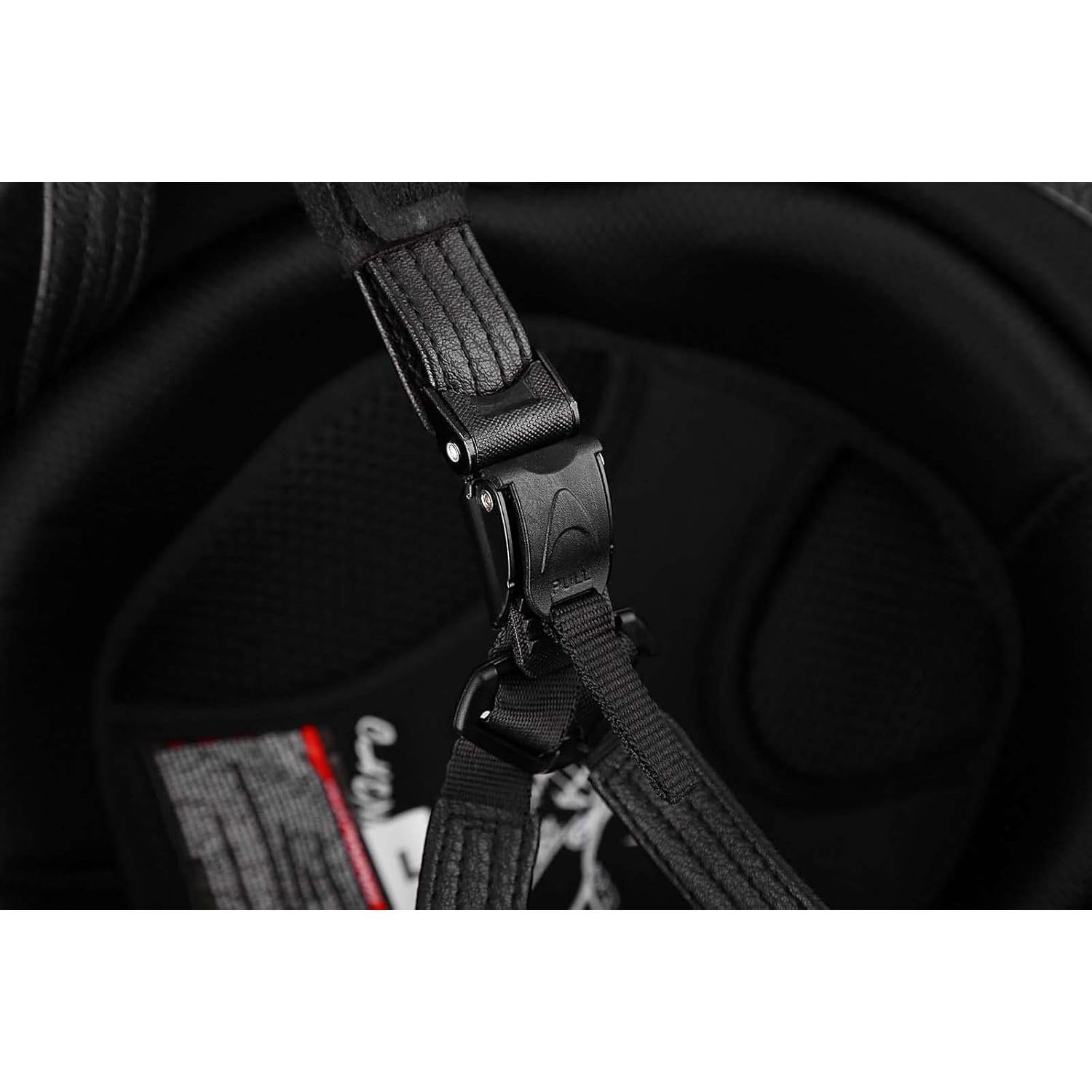 Casco de motocicleta Yesmotor 108 retro cuero negro M