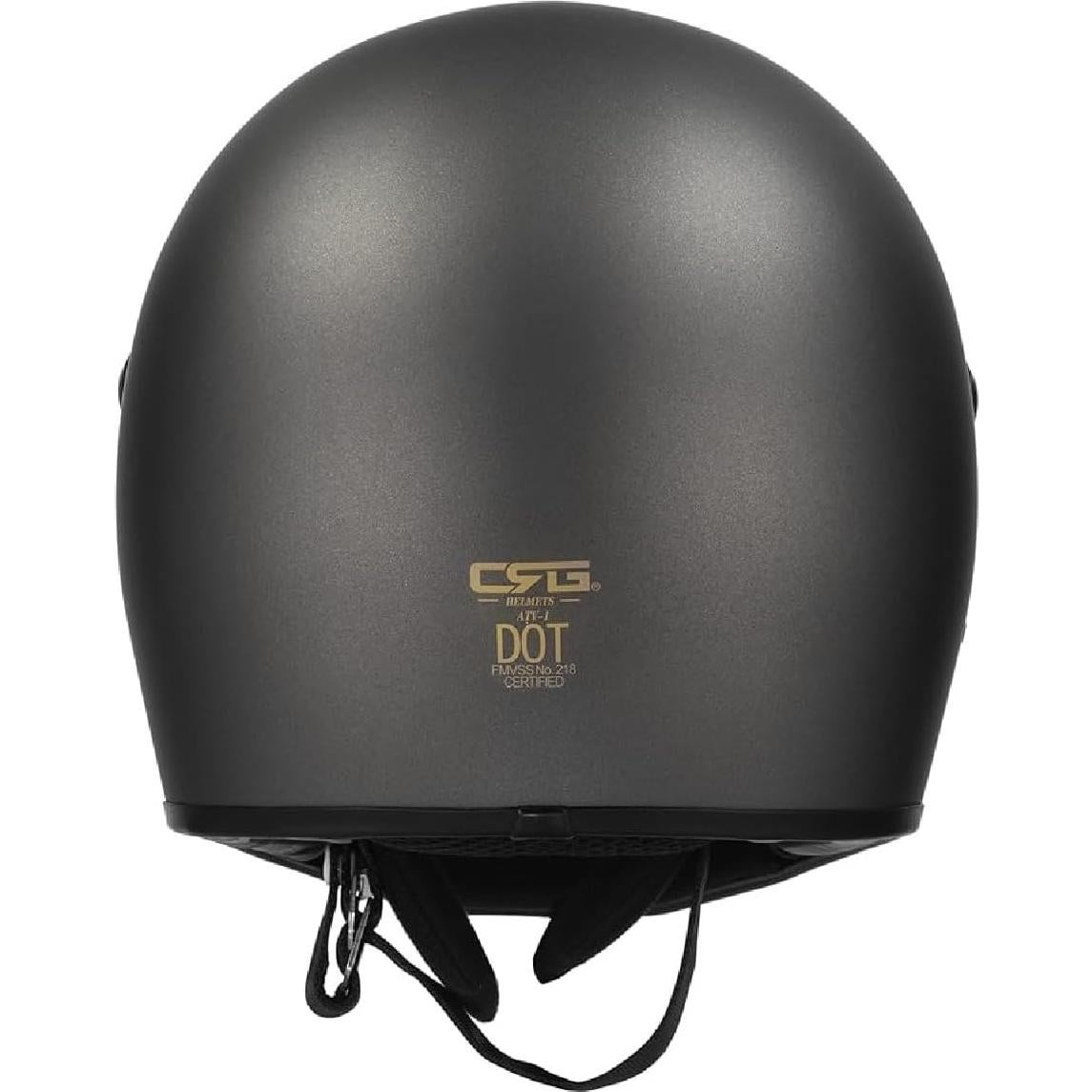 CRG Full-Face Motorcycle Street Bike Fiberglass Helmet DOT Certified Motocross Helmet Extra Large Size Helmet