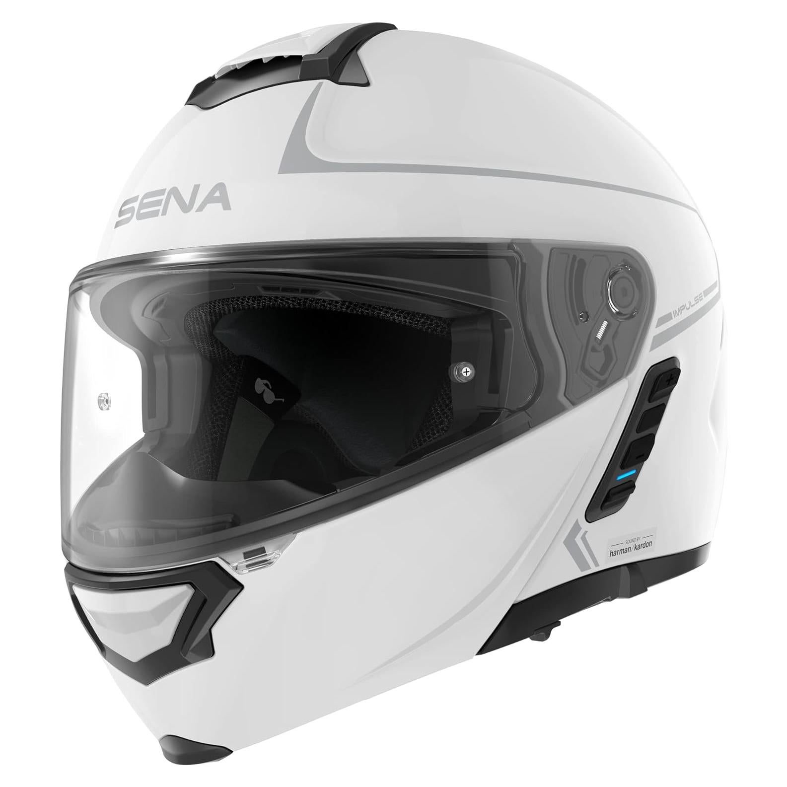 Casco Modular Sena Impulse Blanco Brillante Grande