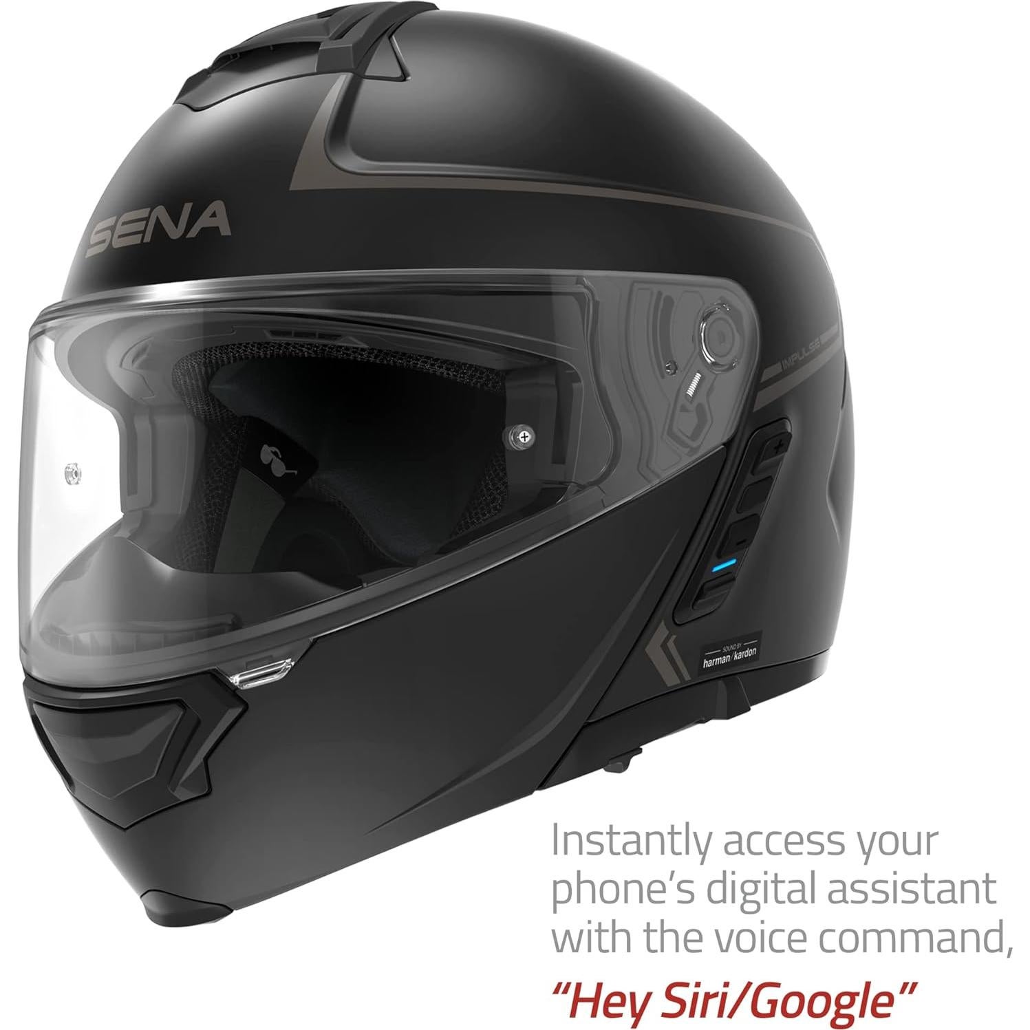 Casco Modular Sena Impulse Blanco Brillante Grande