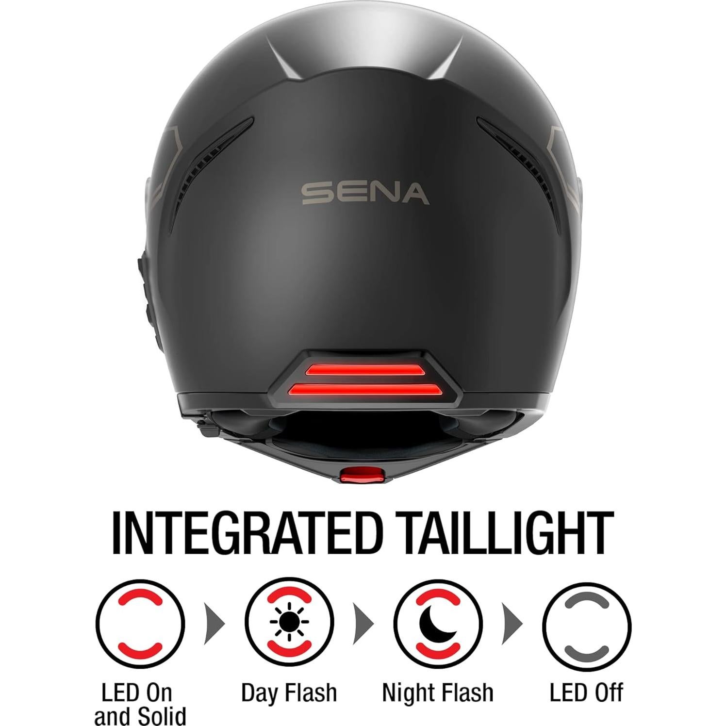 Casco Modular Sena Impulse Blanco Brillante Grande