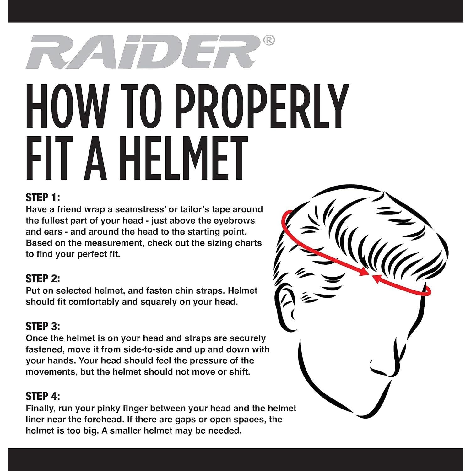 Raider Open Face Helmet