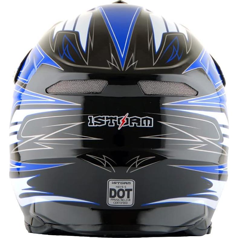 1Storm Adult Motocross Helmet ATV Dirt Bike BMX MX Downhill Mountain Helmet Track Style H819-5