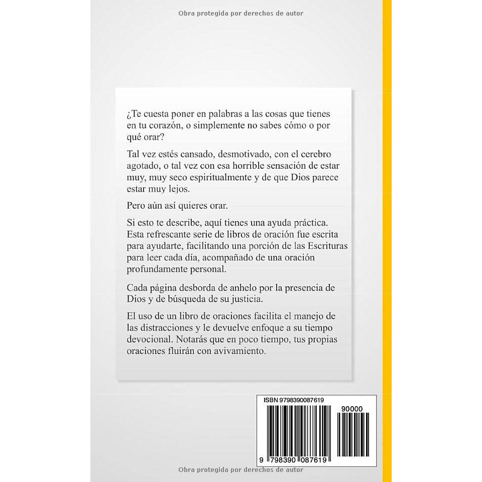 Oraciónes Diarias | Acercándonos al Trono de Gracia: (Orando a través de Hebreos) (Libro de Oraciones Cristianas) (Spanish Edition)