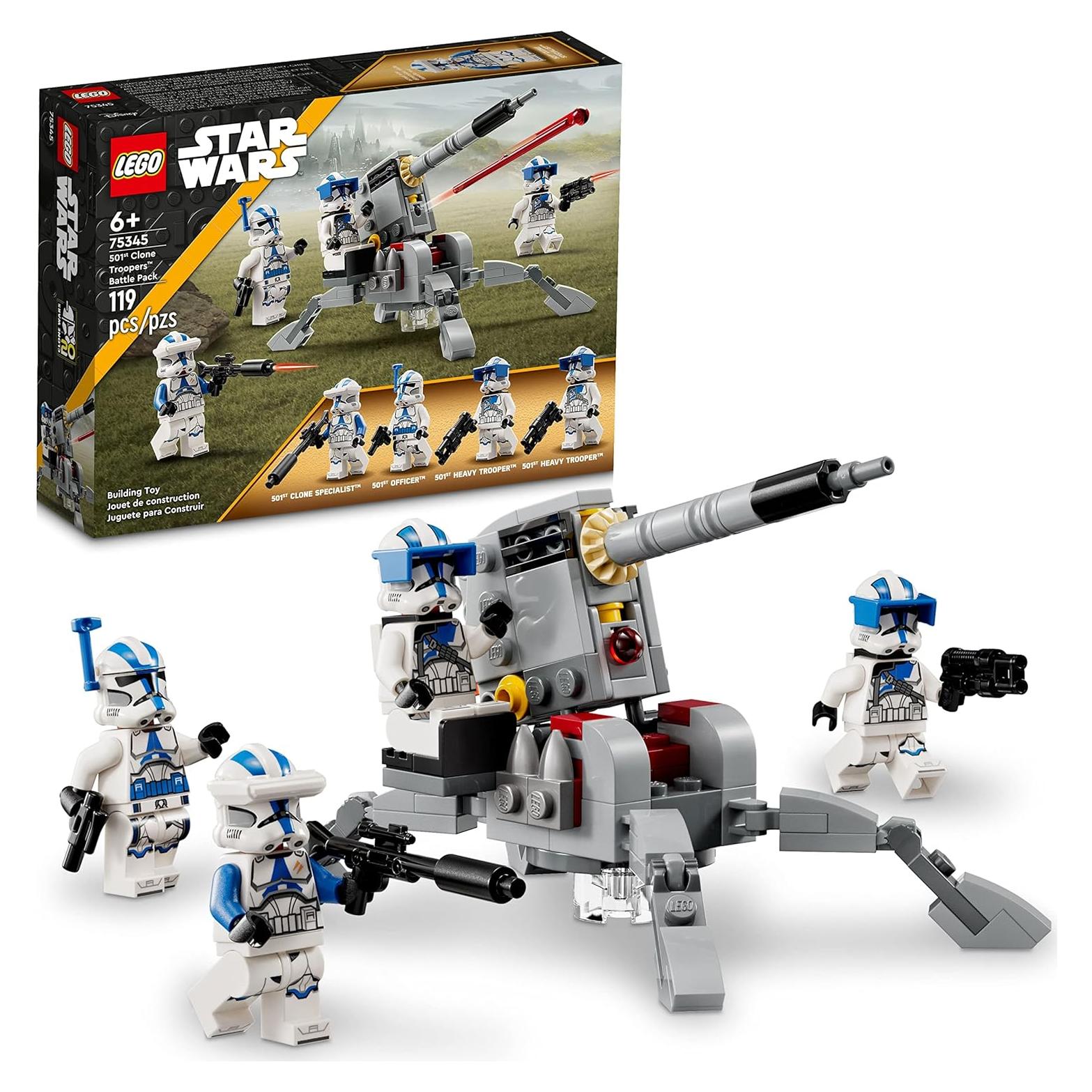 LEGO Star Wars Pack Batalla Clones 501st con 4 Minifiguras