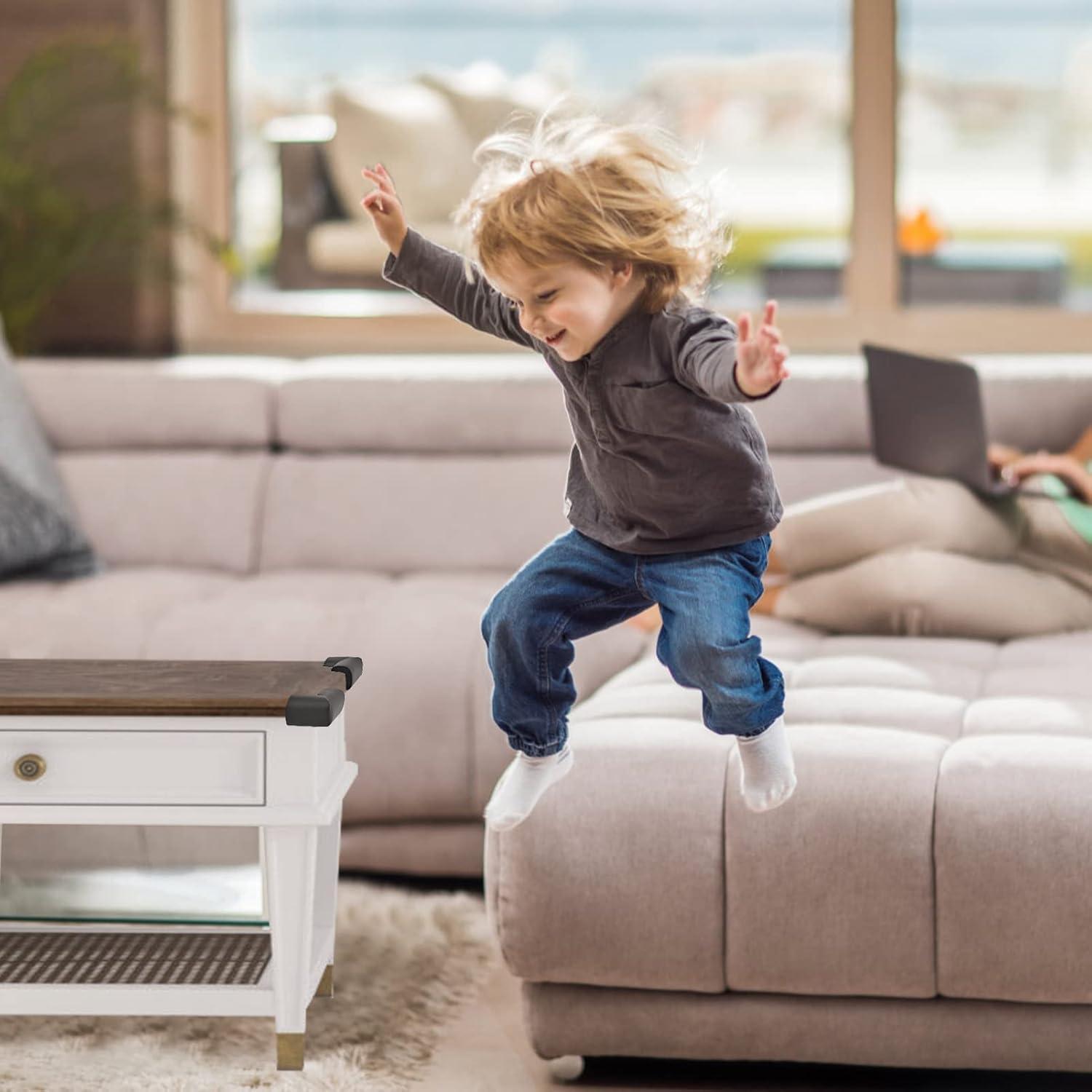 Paquete de 12 Protectores de Esquinas USfloatwishes Negro