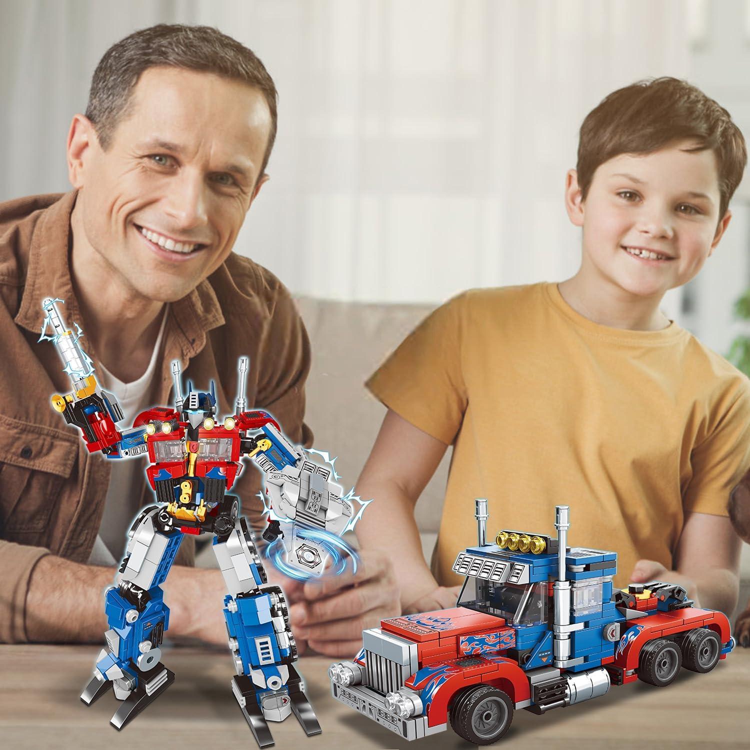 Juego de Construcción Robot Transformador Mesiondy 786 Piezas