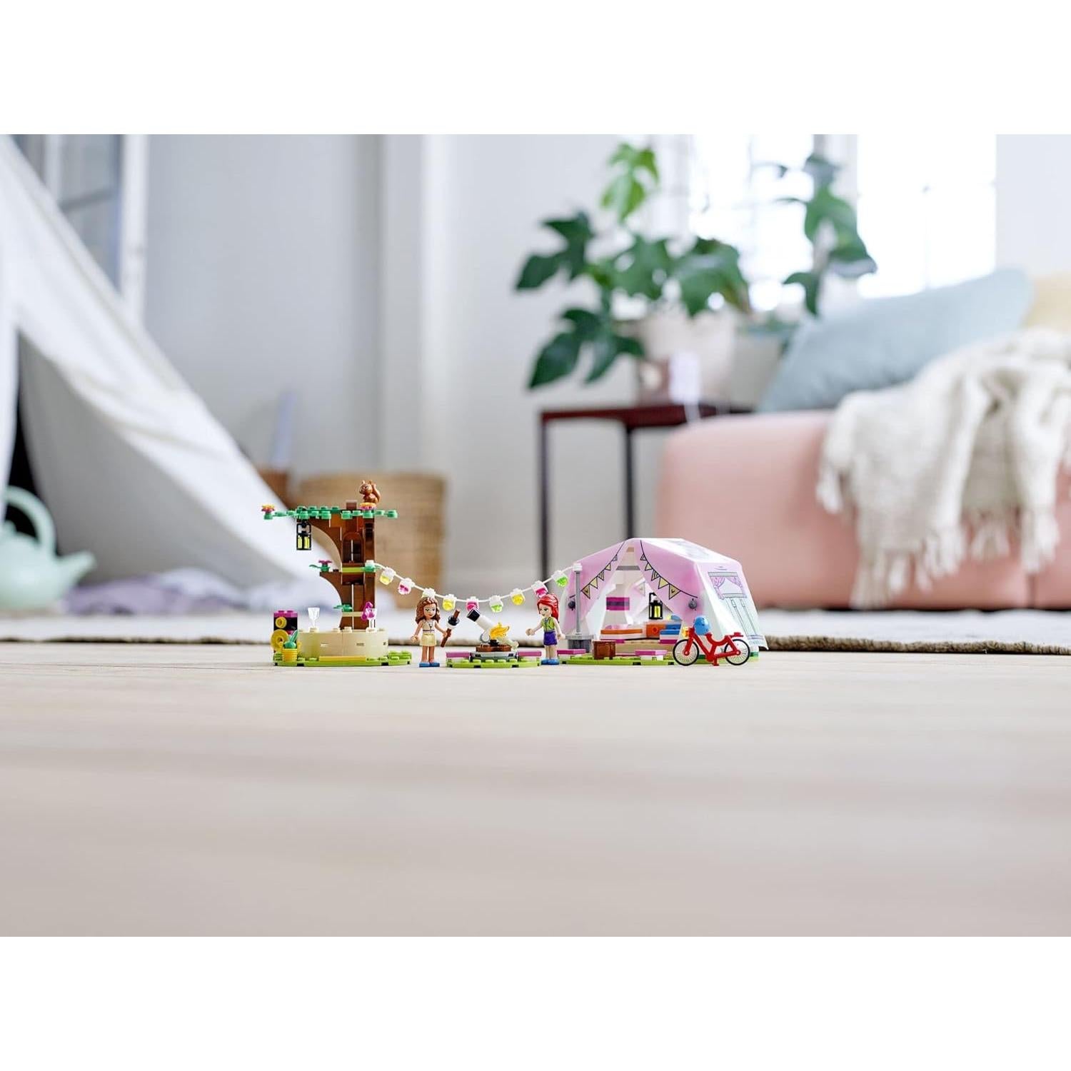 LEGO Friends Glamping 41392 Carpa y Bicicleta 241 Piezas