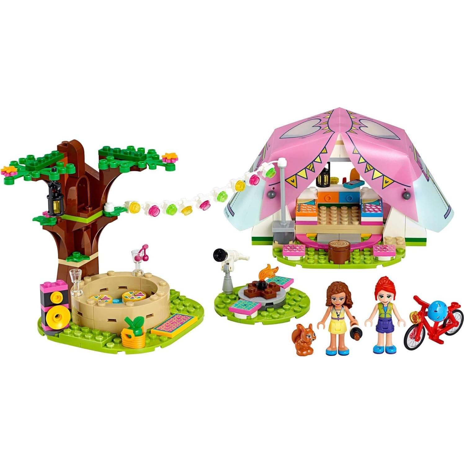 LEGO Friends Glamping 41392 Carpa y Bicicleta 241 Piezas