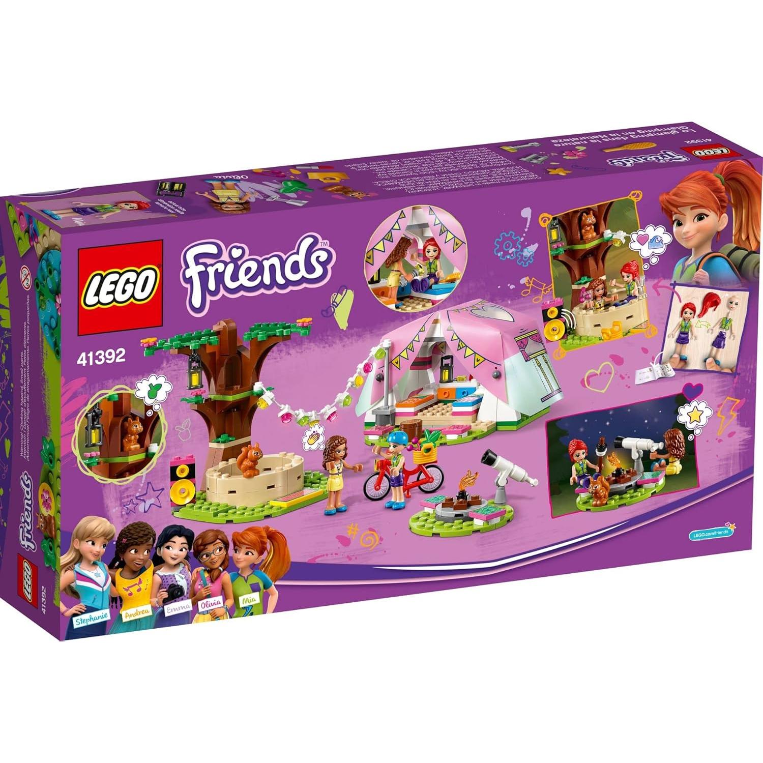 LEGO Friends Glamping 41392 Carpa y Bicicleta 241 Piezas
