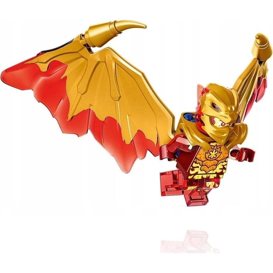 LEGO NINJAGO Minifigura Kai Dragón Dorado con Alas y Espada