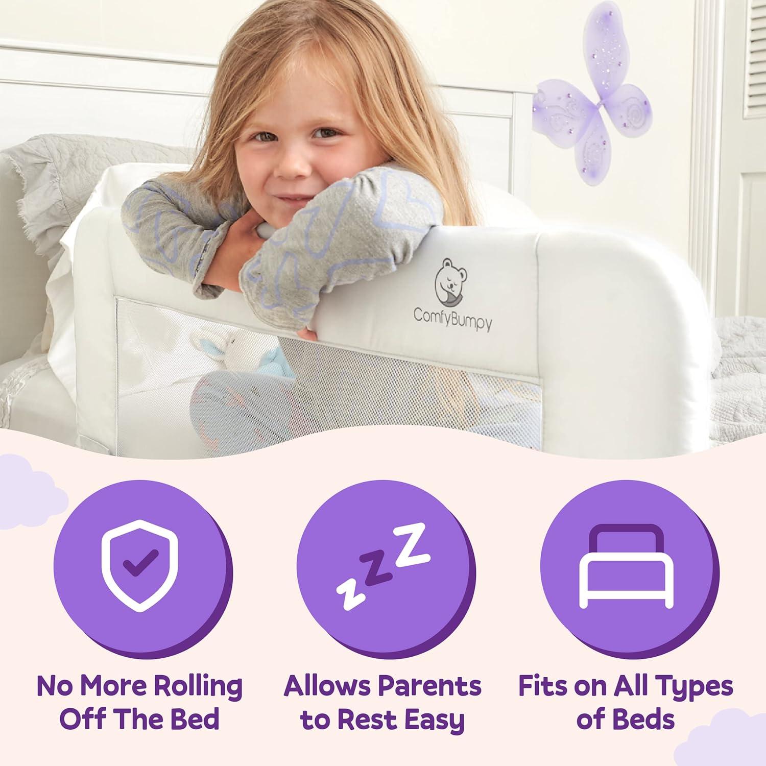 Barandillas para Cama ComfyBumpy - Paquete de 2 Ajustables