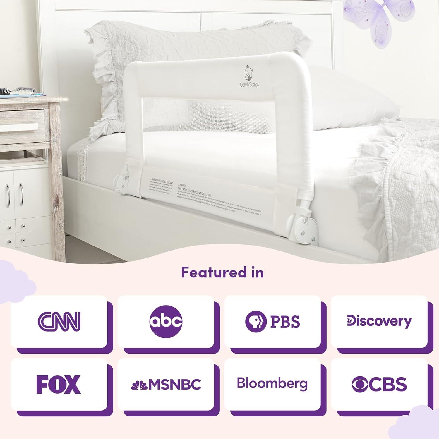 Barandillas para Cama ComfyBumpy - Paquete de 2 Ajustables