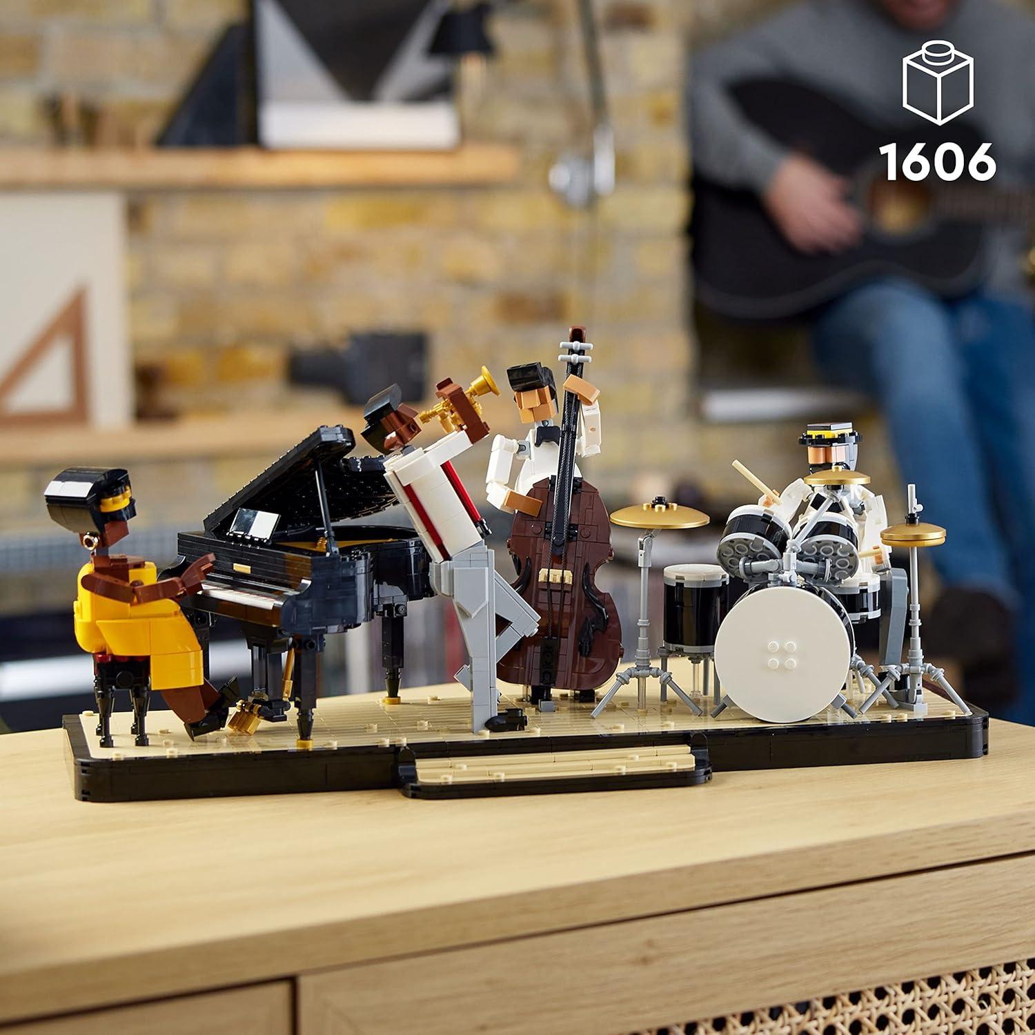 LEGO Ideas Cuarteto de Jazz 21334 con Escenario y 4 Figuras