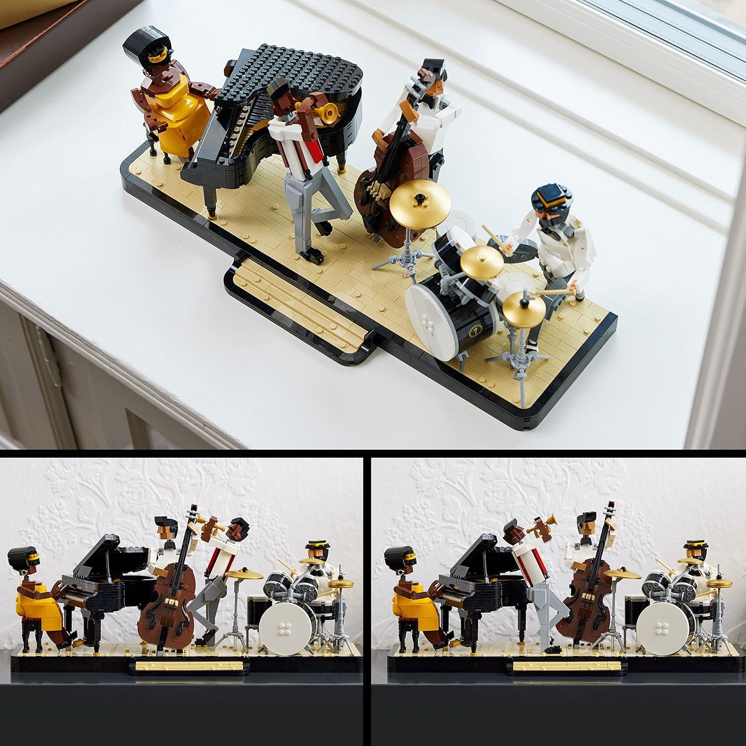 LEGO Ideas Cuarteto de Jazz 21334 con Escenario y 4 Figuras