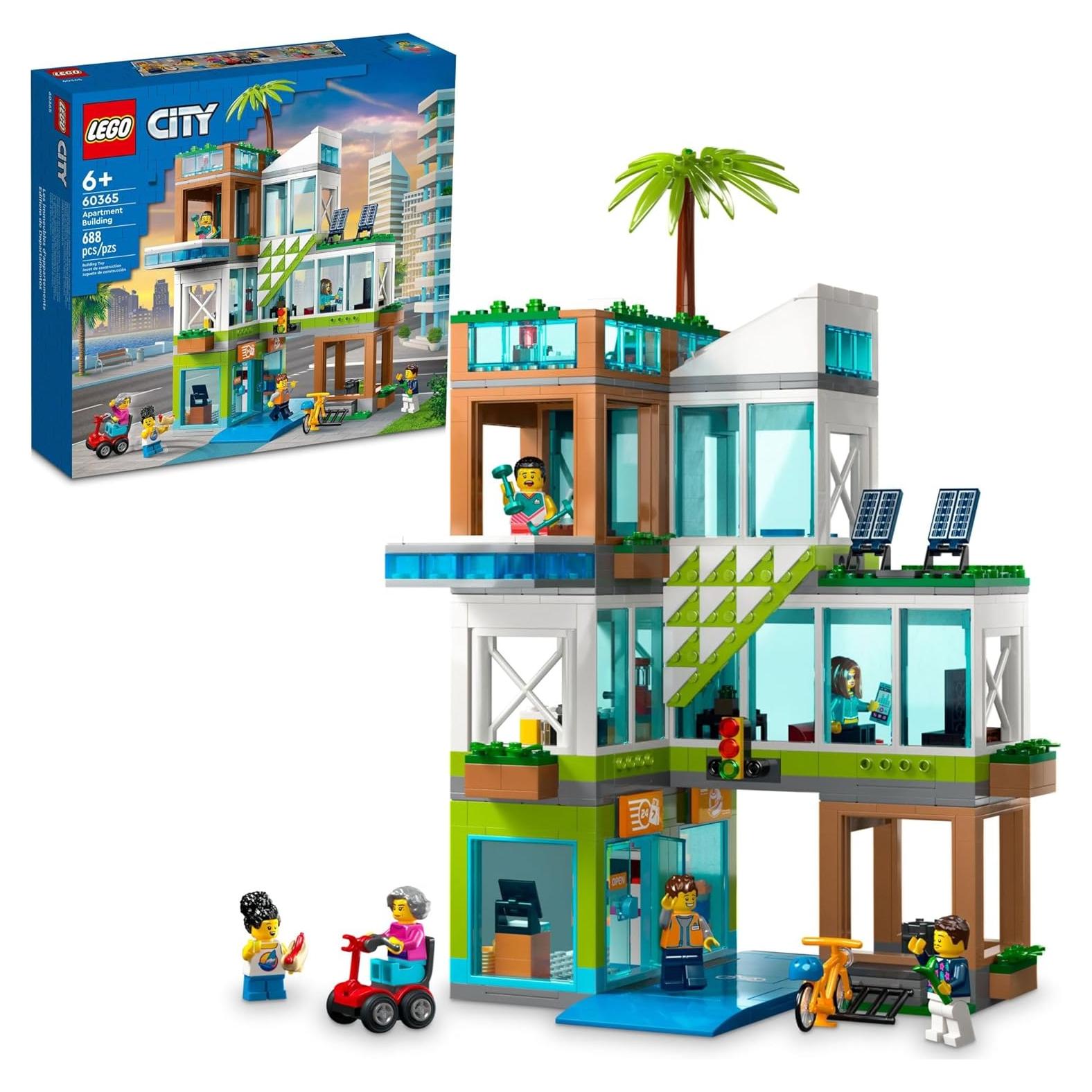LEGO Edificio de Apartamentos 60365 con 6 Minifiguras