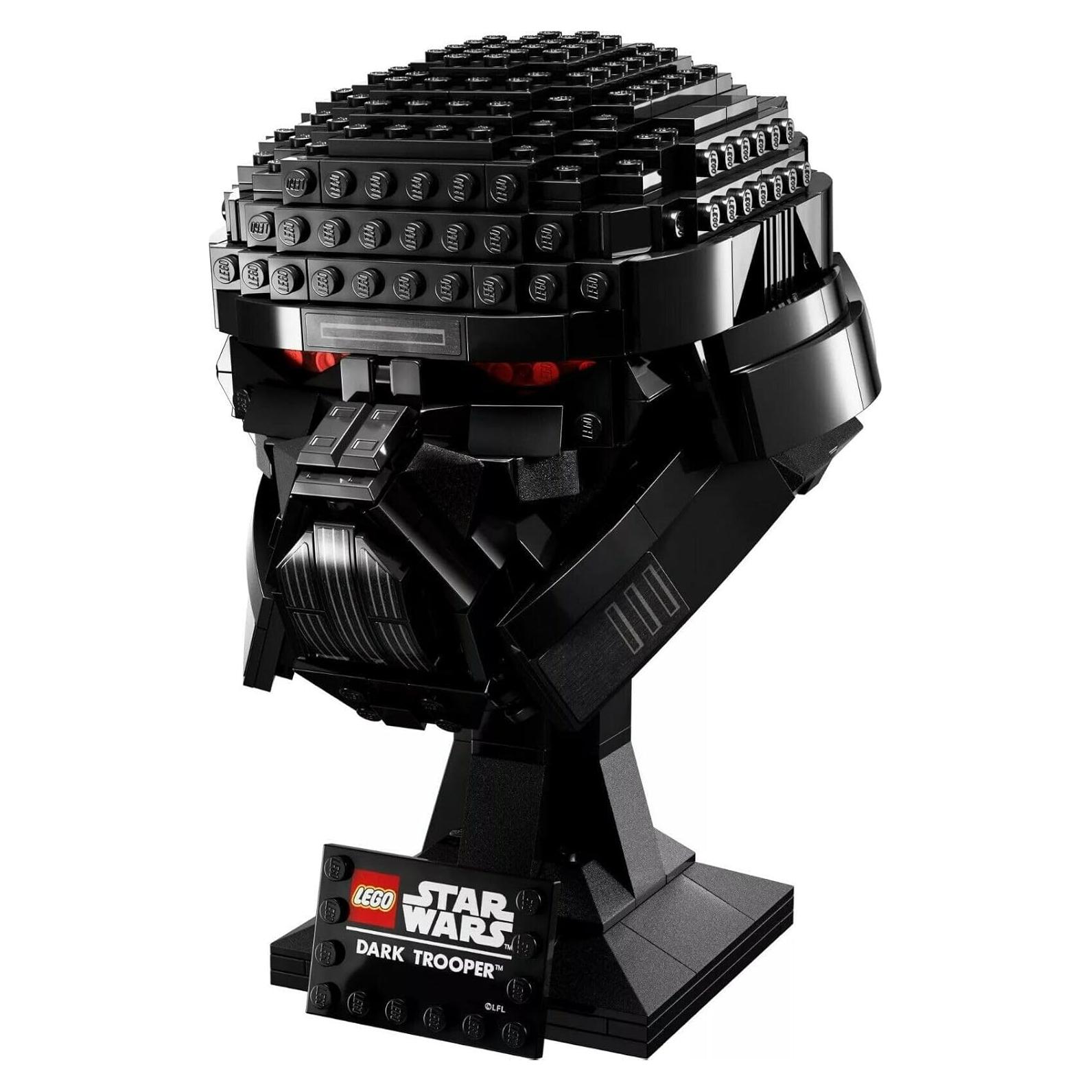 Lego Casco Dark Trooper 75343 con Soporte de Exhibición