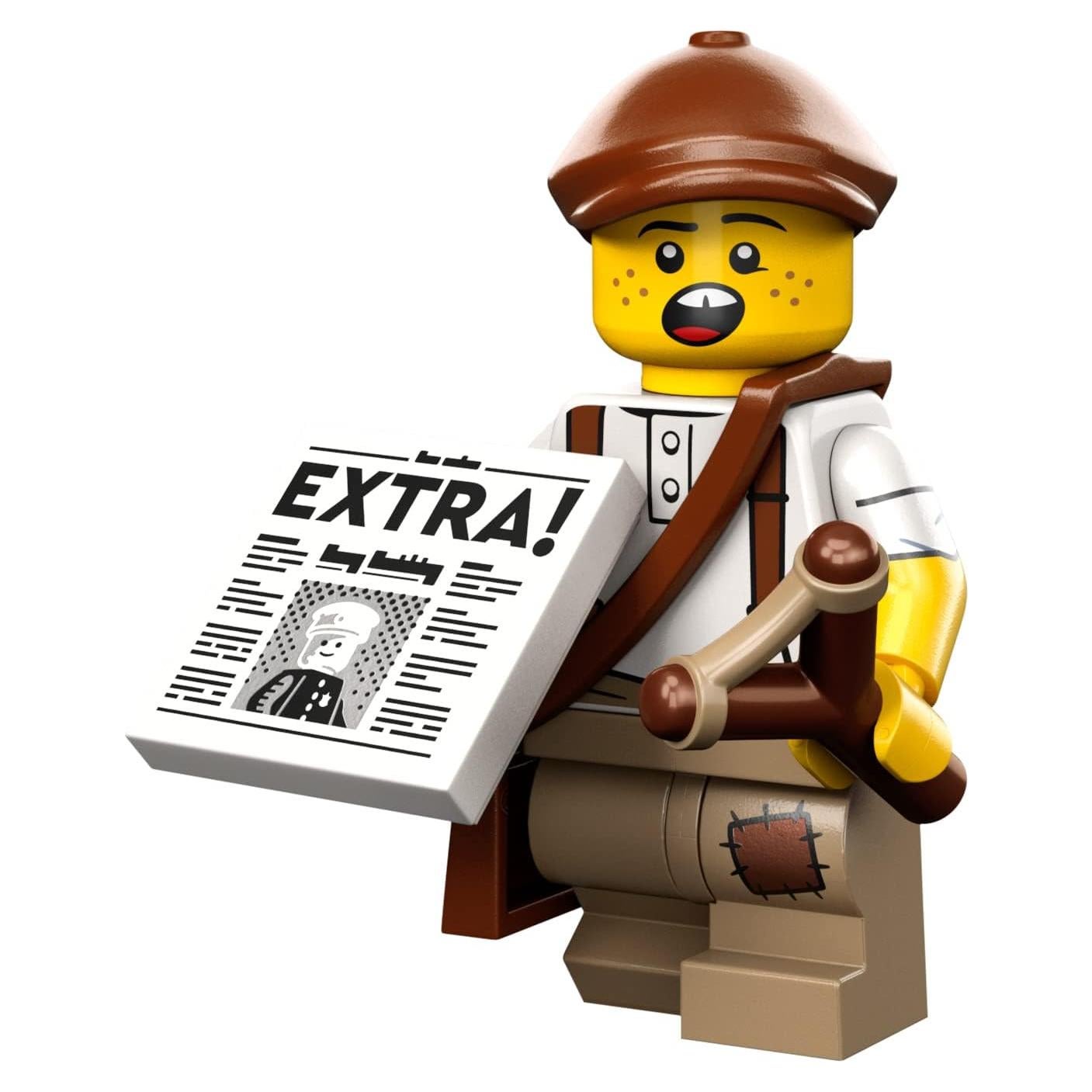 LEGO Minifigura Niño Periodista 71037 Serie 24 Multicolor