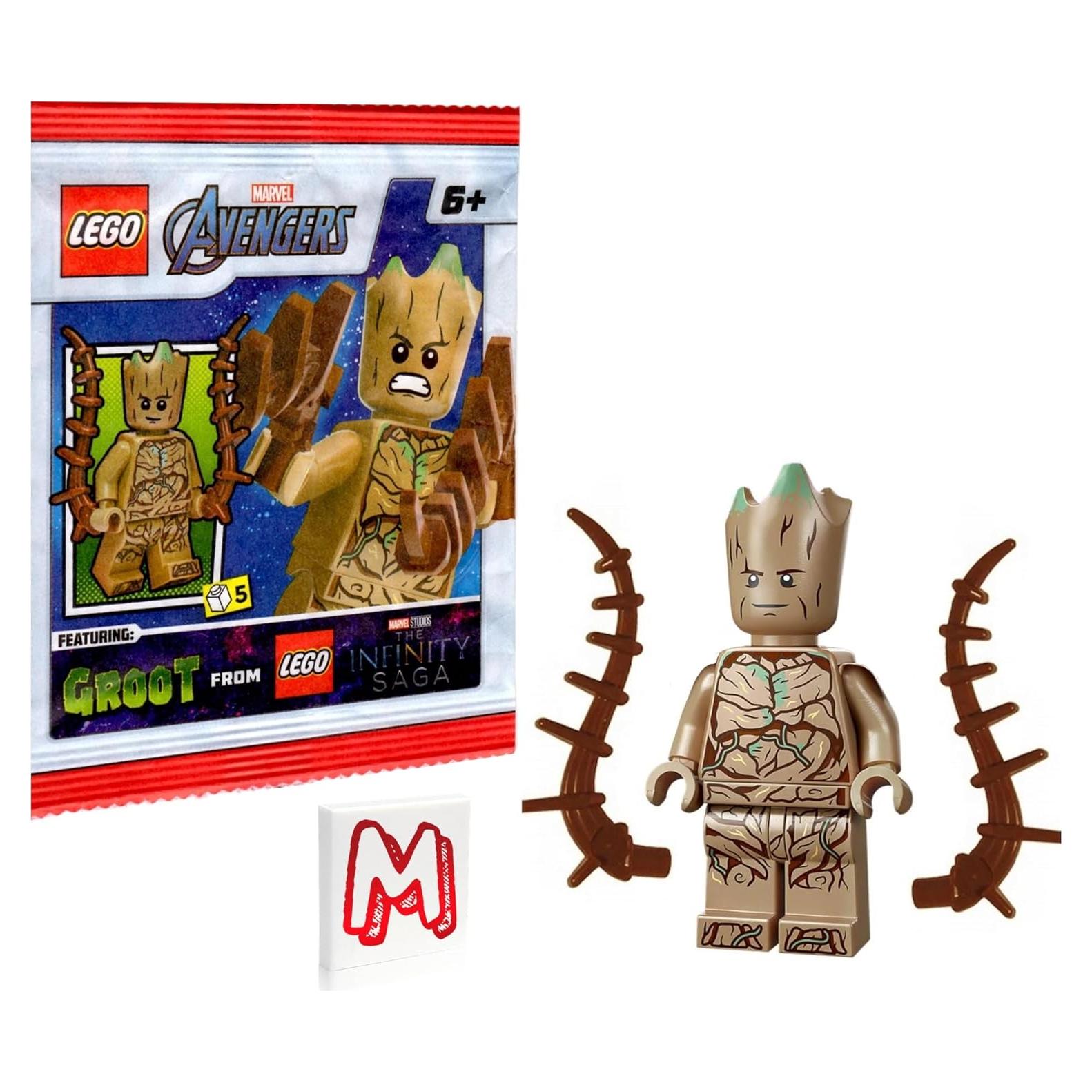 LEGO Minifigura Marvel Teen Groot 4,32 cm Edición Limitada
