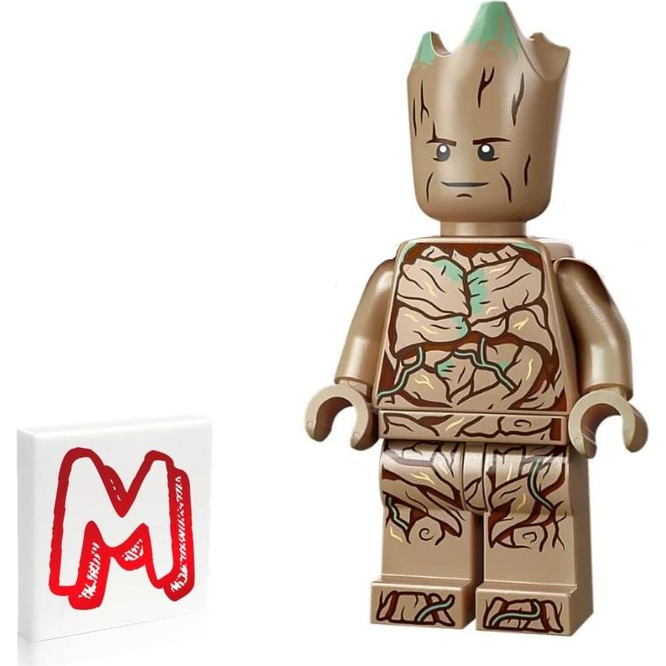 LEGO Minifigura Marvel Teen Groot 4,32 cm Edición Limitada