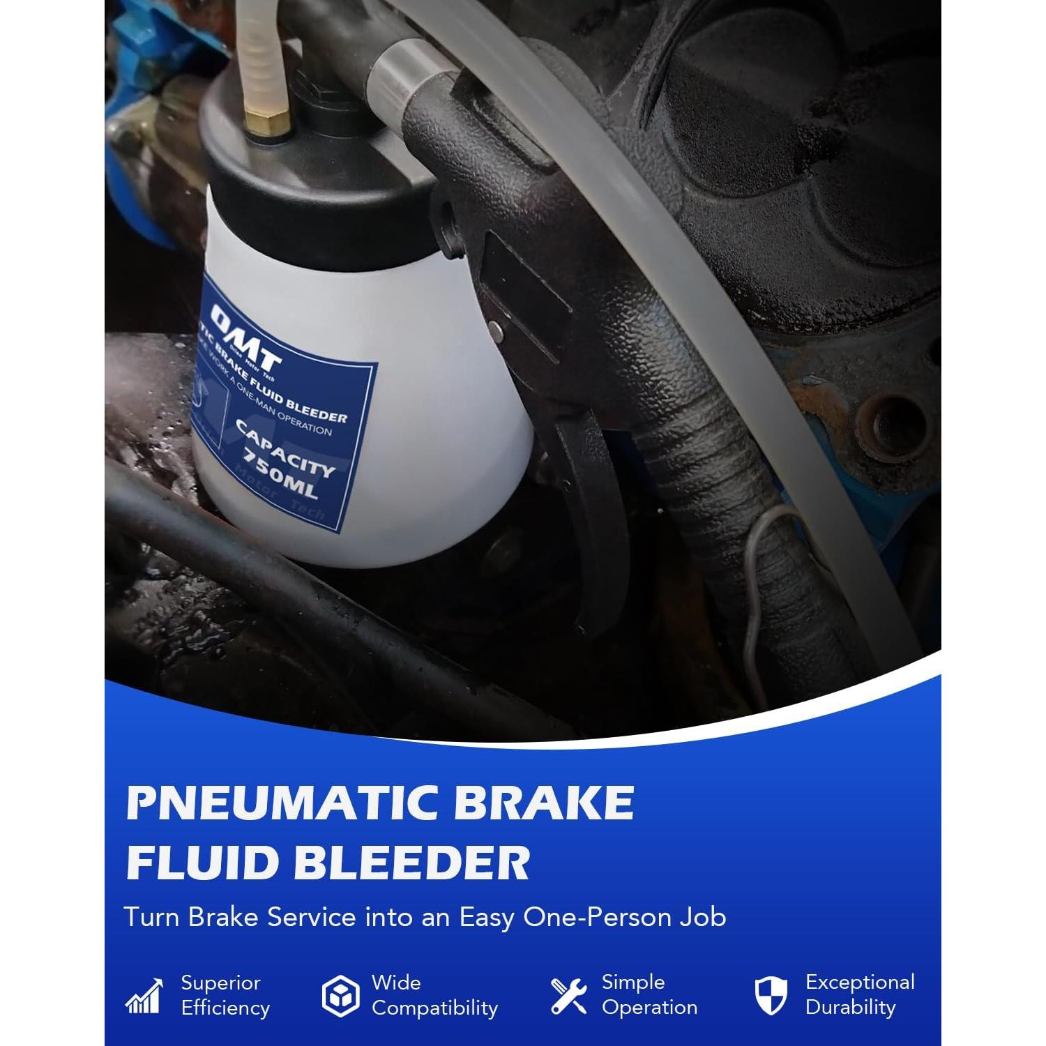 Kit Purgador de Frenos Neumático Orion Motor Tech 0.76L