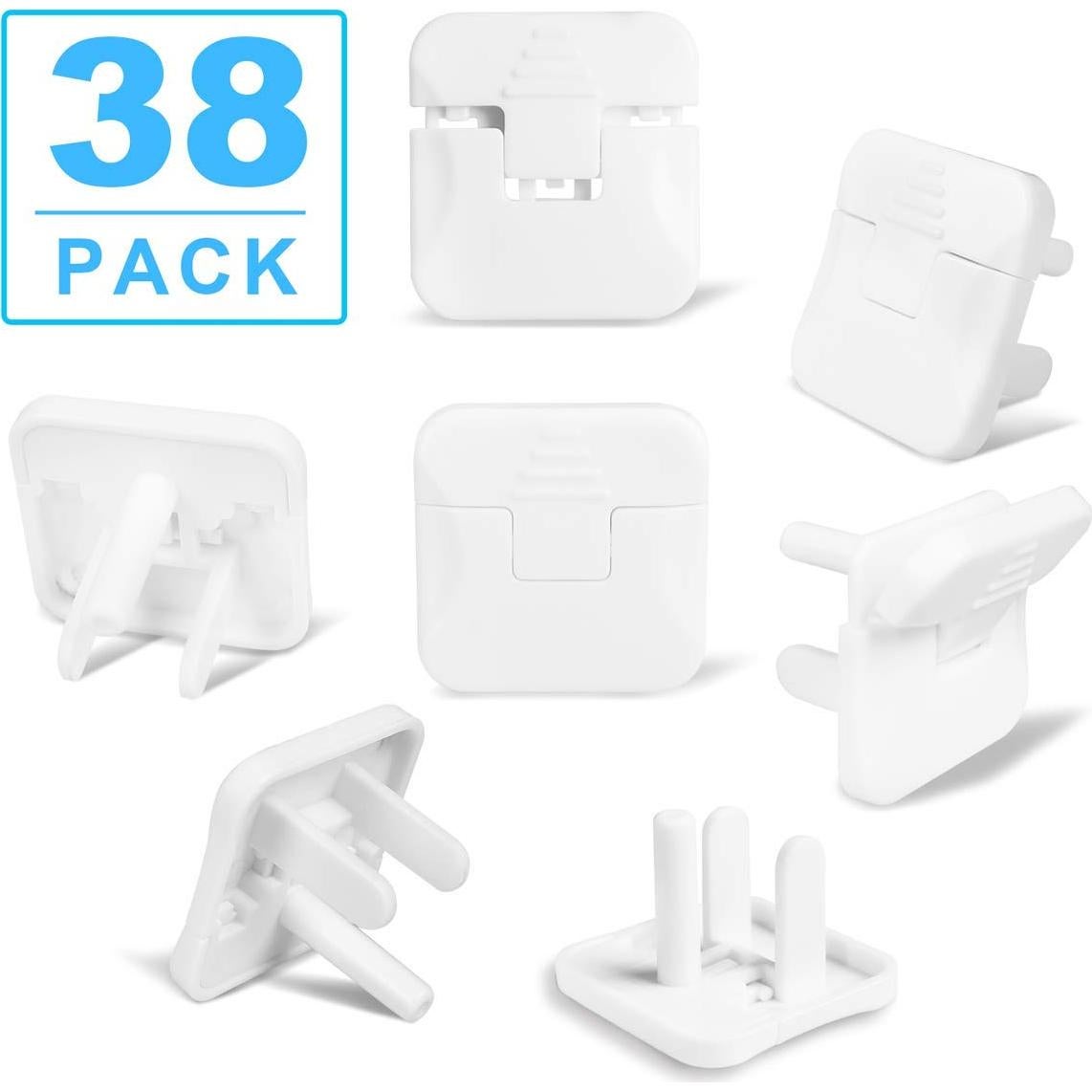 Cubiertas de Enchufe Babepai 38-Pack Seguridad Bebés