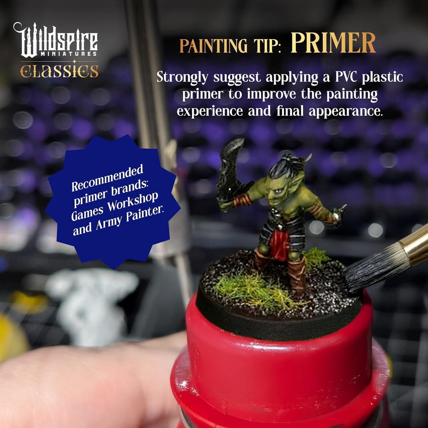 Miniaturas D&D Sin Pintar Wildspire - 65 Monstruos 28mm