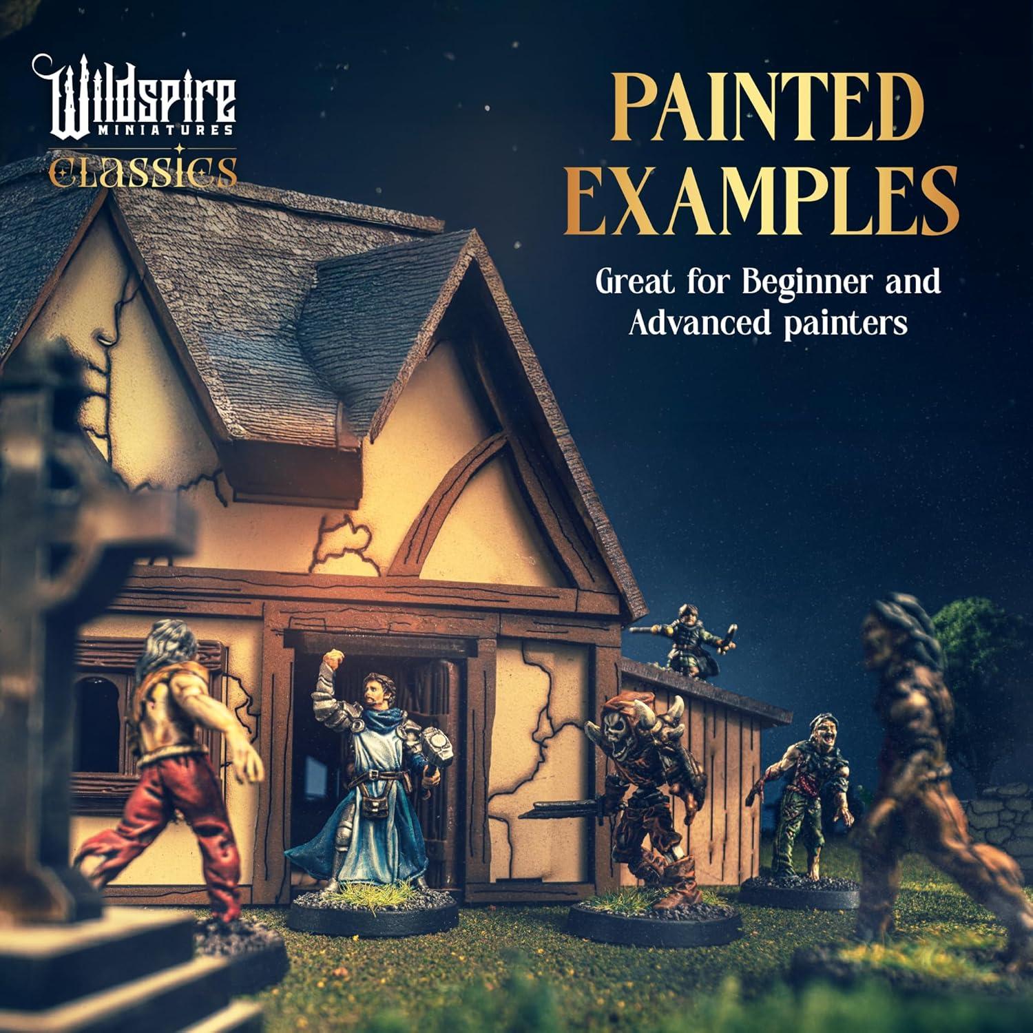 Miniaturas D&D Sin Pintar Wildspire - 65 Monstruos 28mm