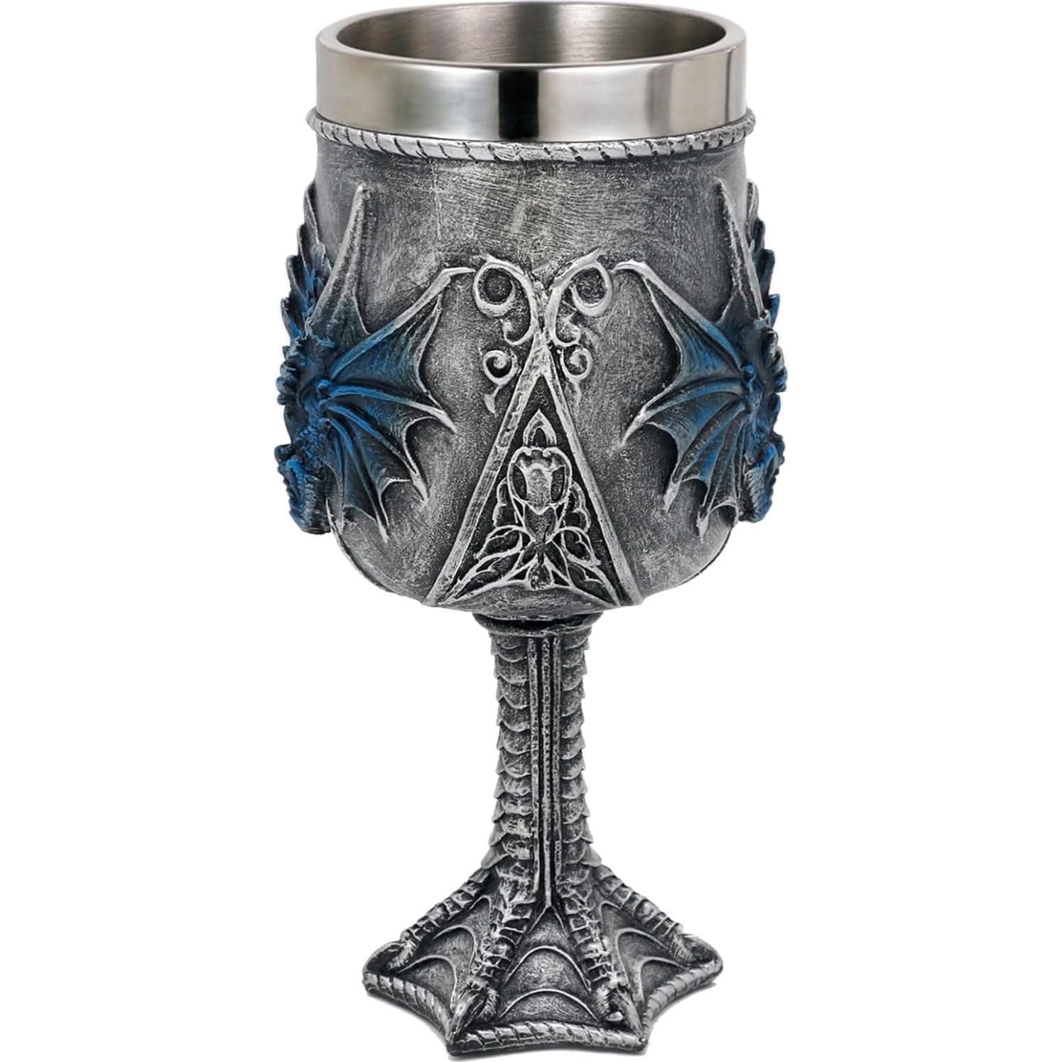 Cáliz Grande Dragón Azul Medieval Alikiki - 0.47L