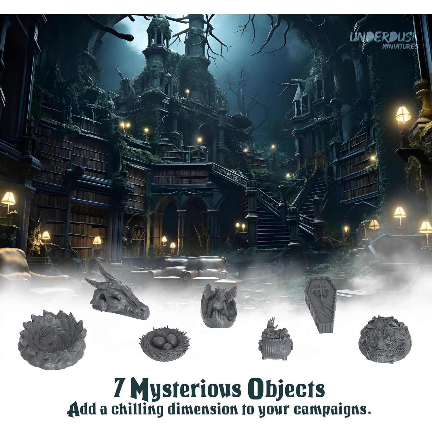 Miniaturas de Juegos de Mesa Underdusk 34 Figuras Sin Pintar