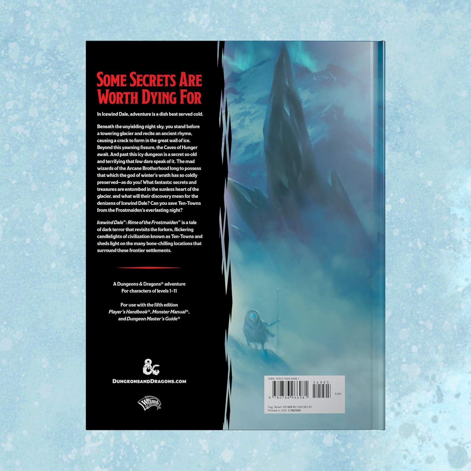 Dungeons & Dragons Libro Aventura Icewind Dale Tapa Dura