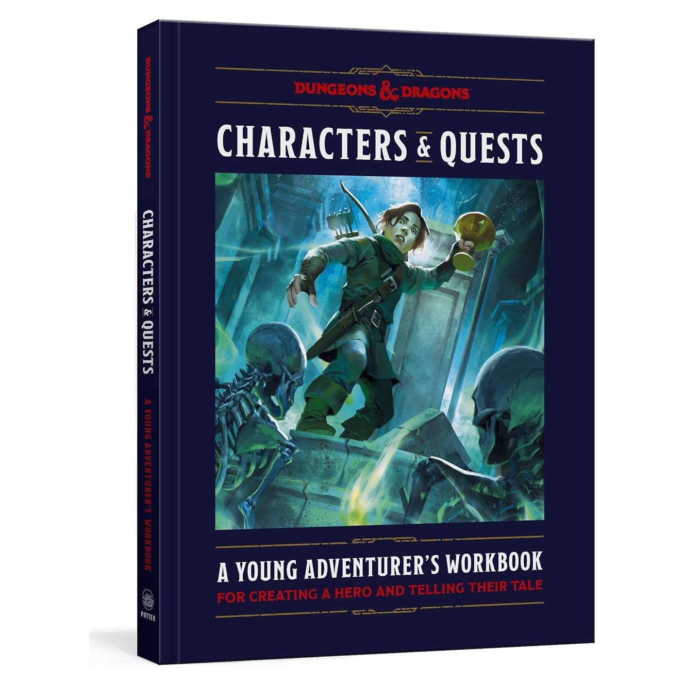 Characters & Quests (Dungeons & Dragons): A Young Adventurer's Workbook for Creating a Hero and Telling Their Tale (Dungeons & Dragons Young Adventurer's Guides)
