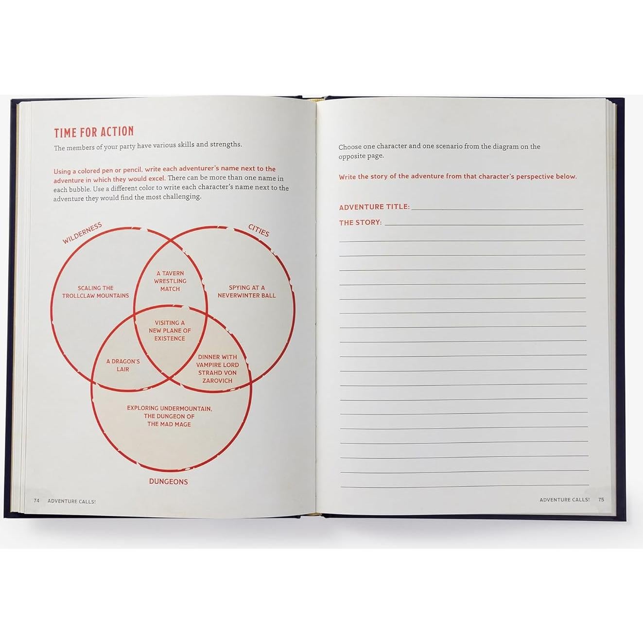 Characters & Quests (Dungeons & Dragons): A Young Adventurer's Workbook for Creating a Hero and Telling Their Tale (Dungeons & Dragons Young Adventurer's Guides)