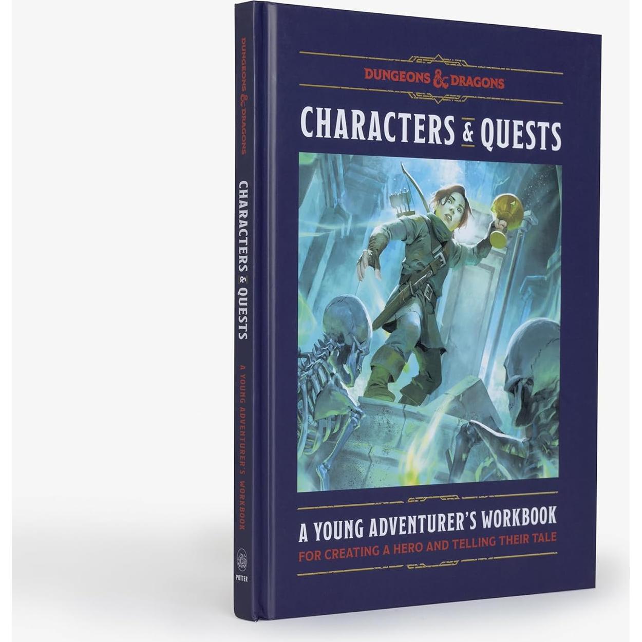 Characters & Quests (Dungeons & Dragons): A Young Adventurer's Workbook for Creating a Hero and Telling Their Tale (Dungeons & Dragons Young Adventurer's Guides)