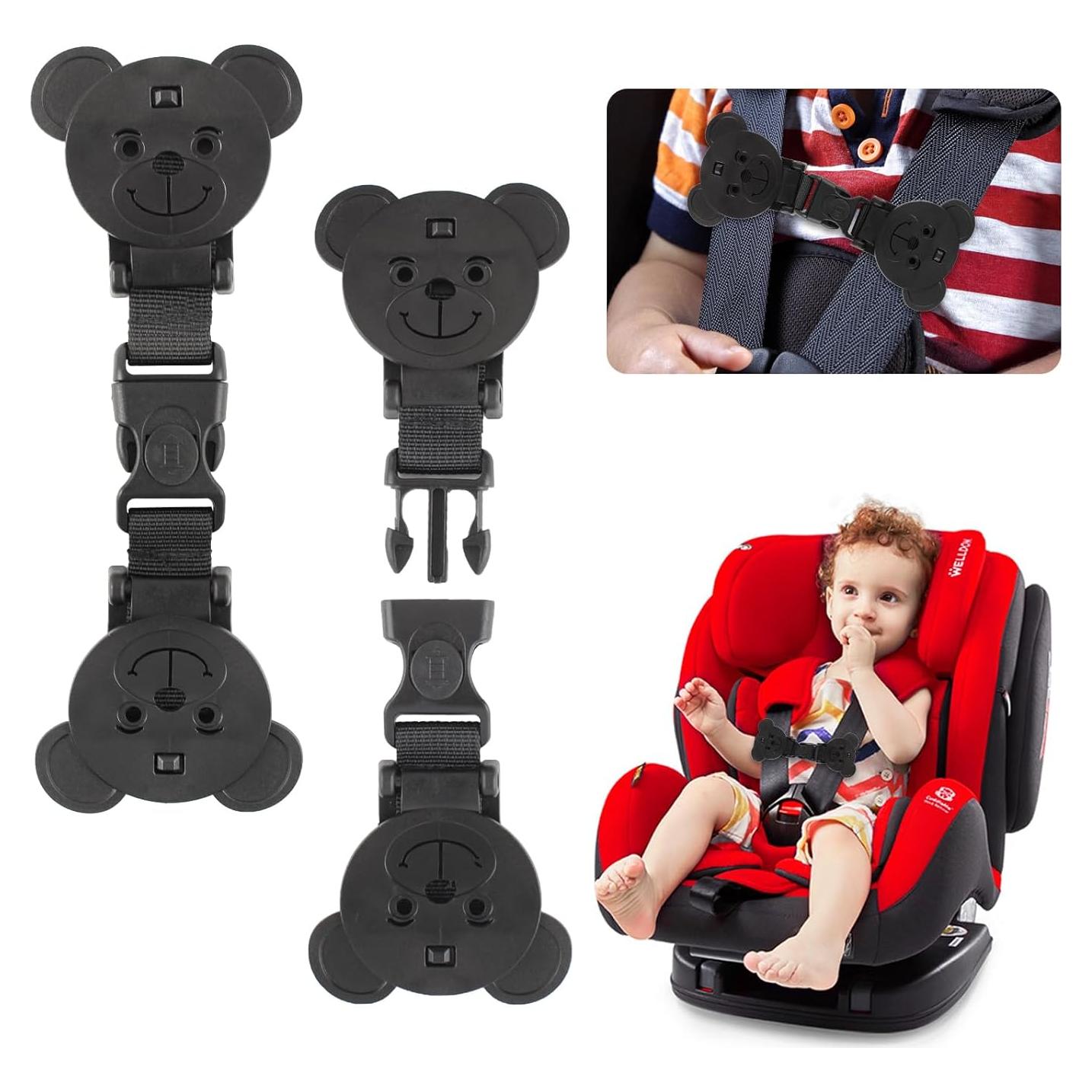 Clip de Seguridad para Bebé QOPAHI Oso - Paquete de 2