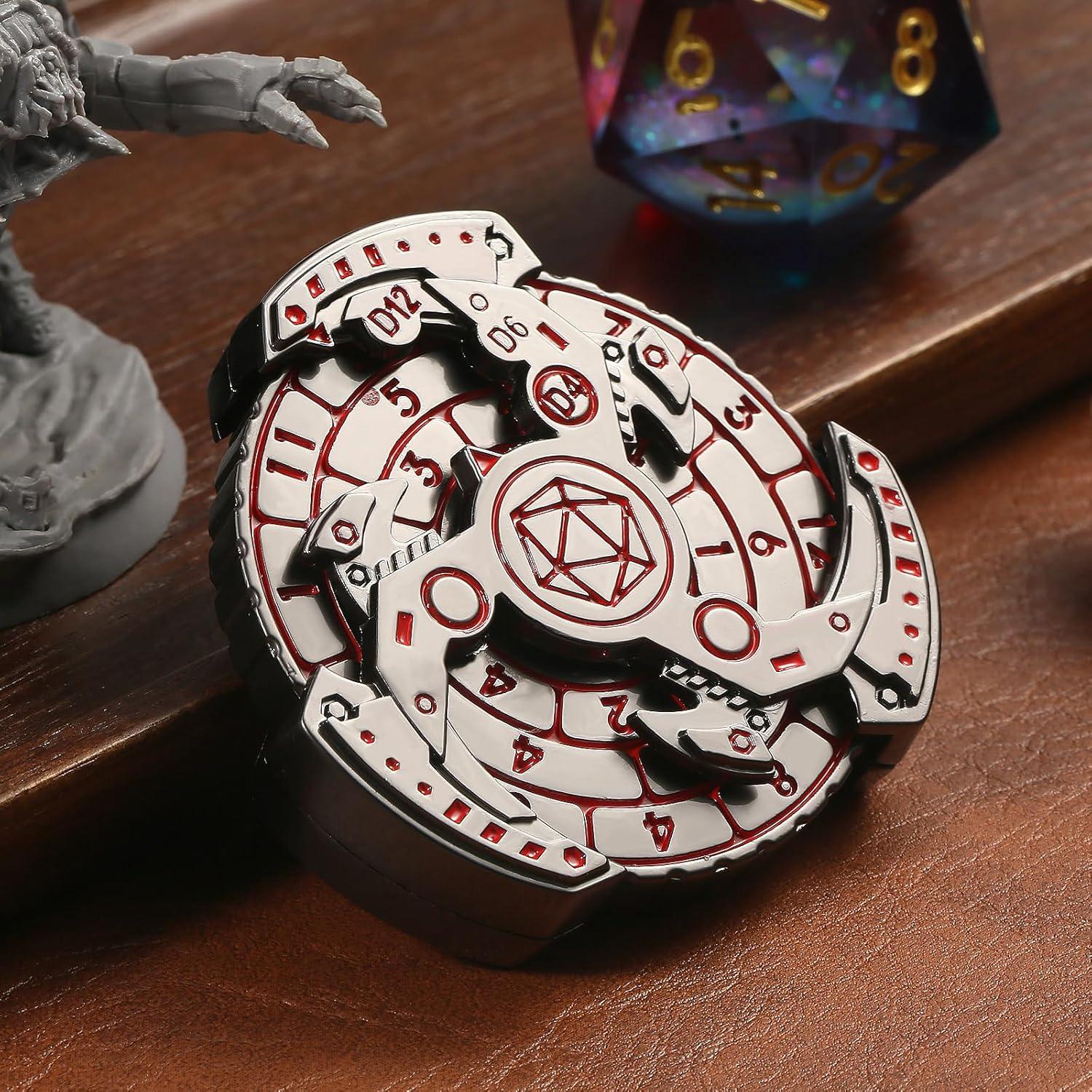 Dados Metálicos DNDND 7 en 1 para Dungeons y Dragones