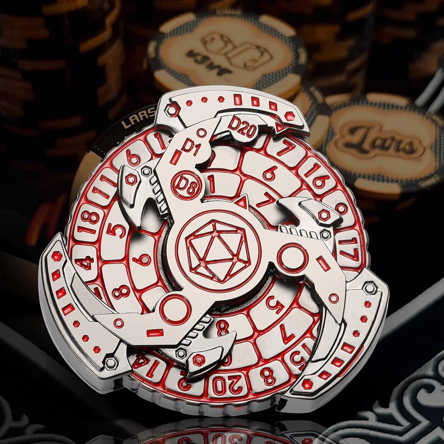 Dados Metálicos DNDND 7 en 1 para Dungeons y Dragones