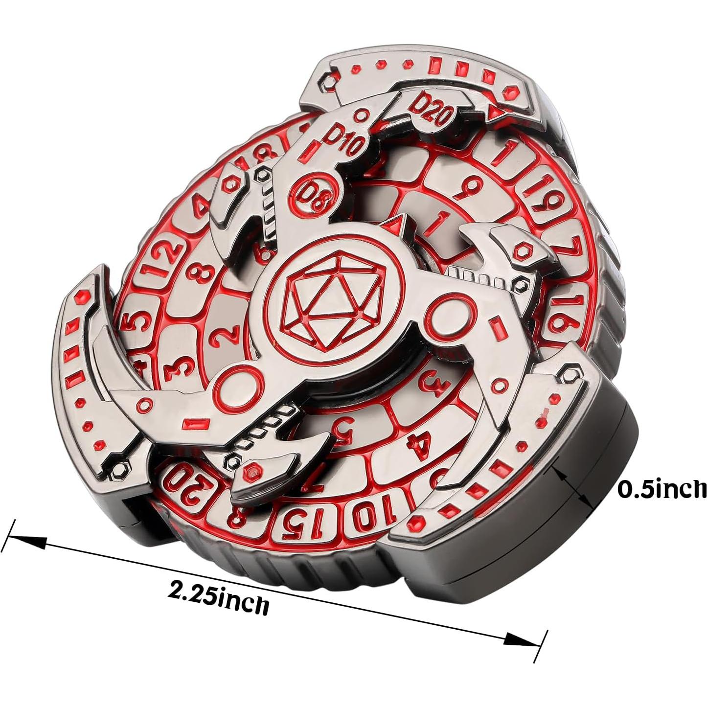 Dados Metálicos DNDND 7 en 1 para Dungeons y Dragones