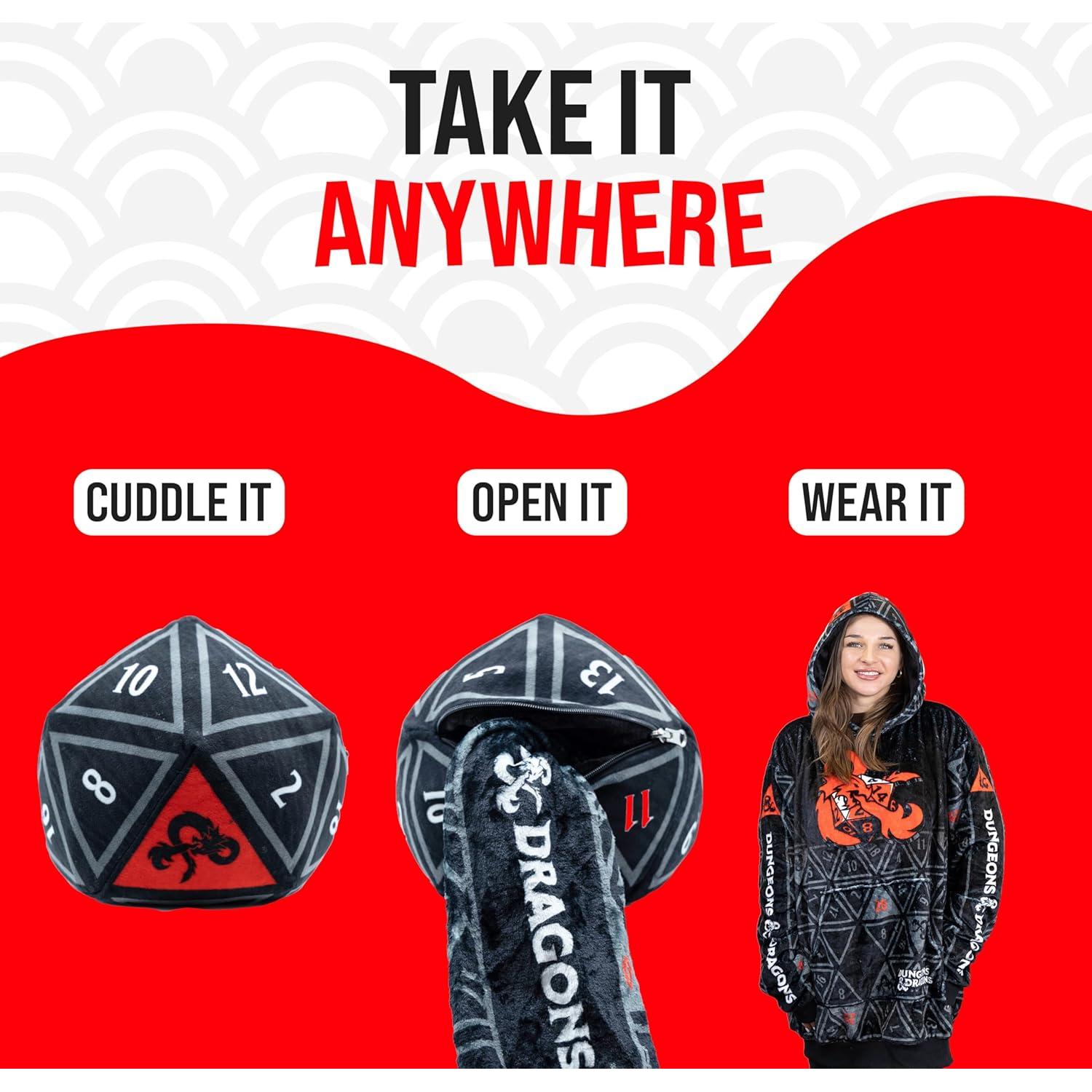 Manta con Capucha Plushible 2 en 1 Ultra Suave 91 cm