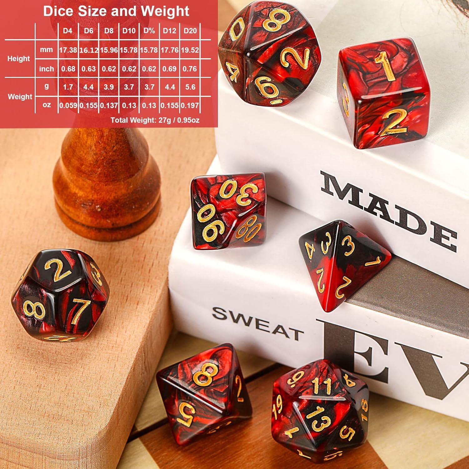 Dados Poliedricos Yilloog 350 Piezas Multi Juego de Rol